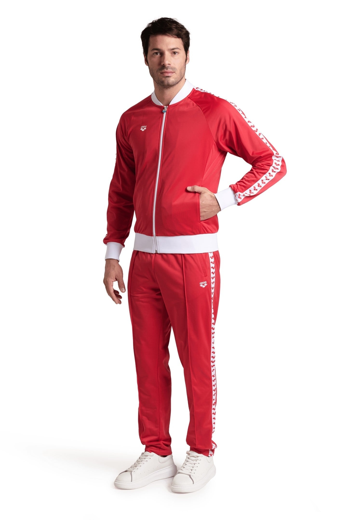 M RELAX IV TEAM JACKET RED-WHITE-RED 2