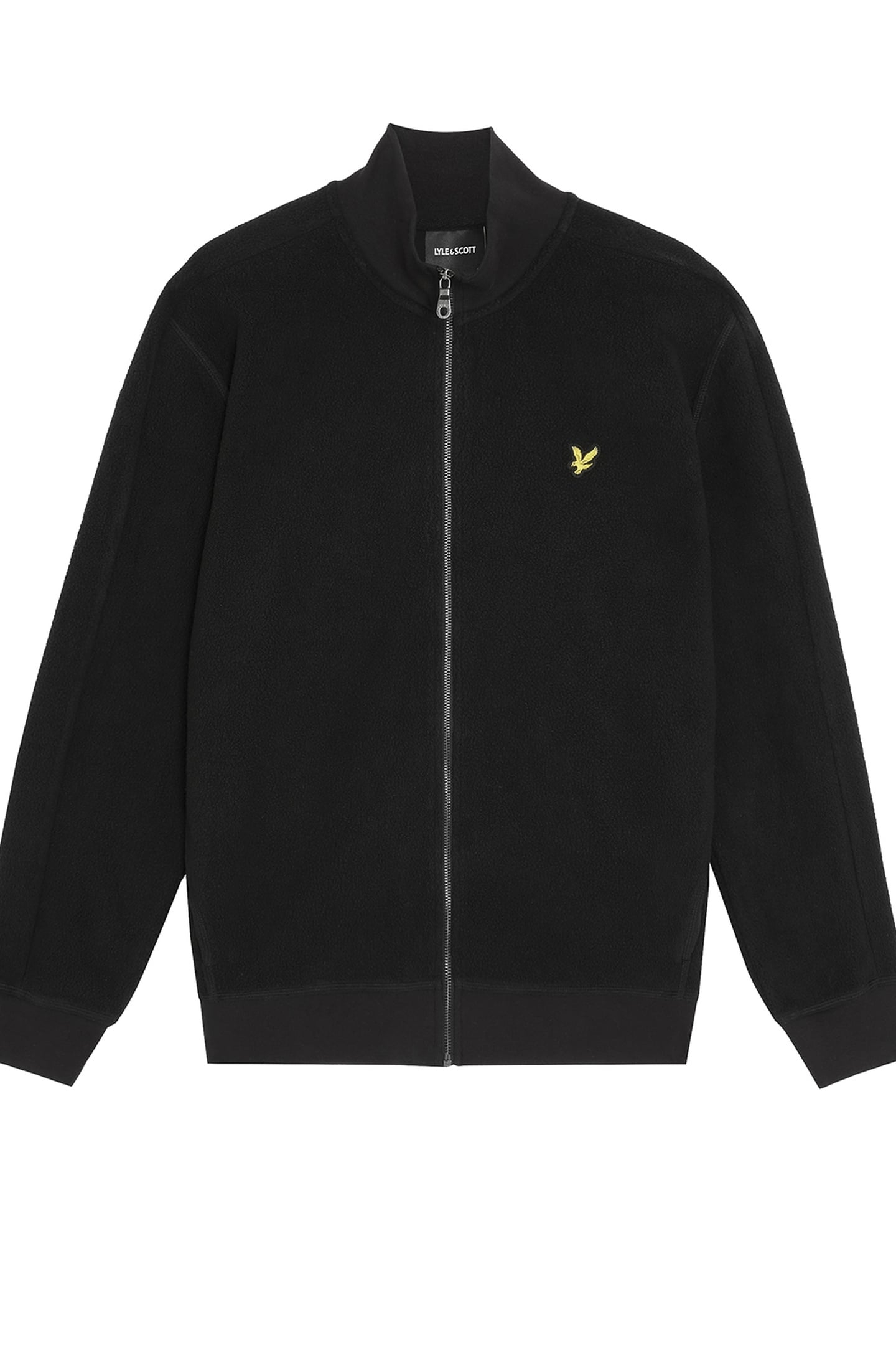 POLAR FLEECE TRACK JACKET JET BLACK 4