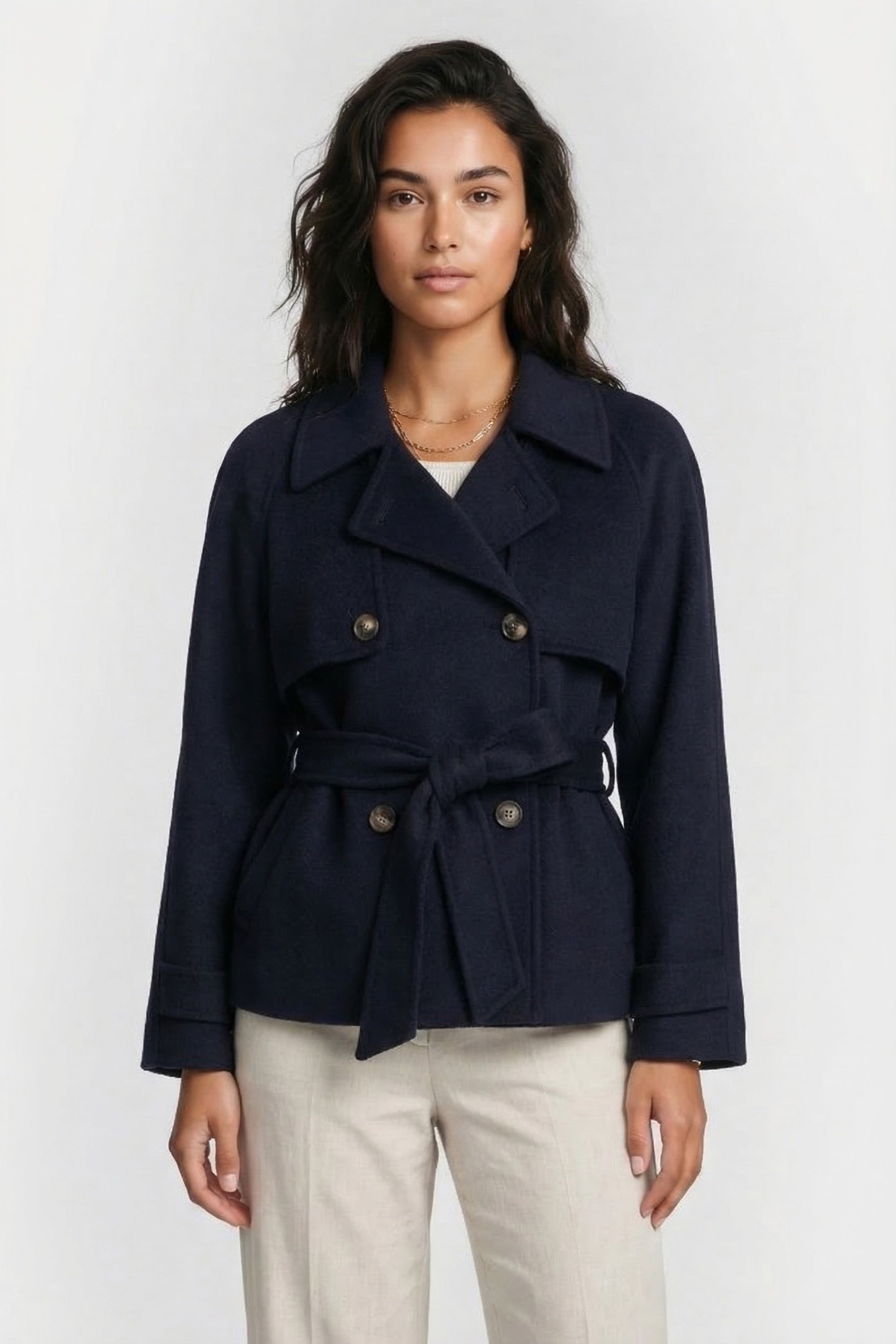VESPER WOOL JACKET NAVY 1