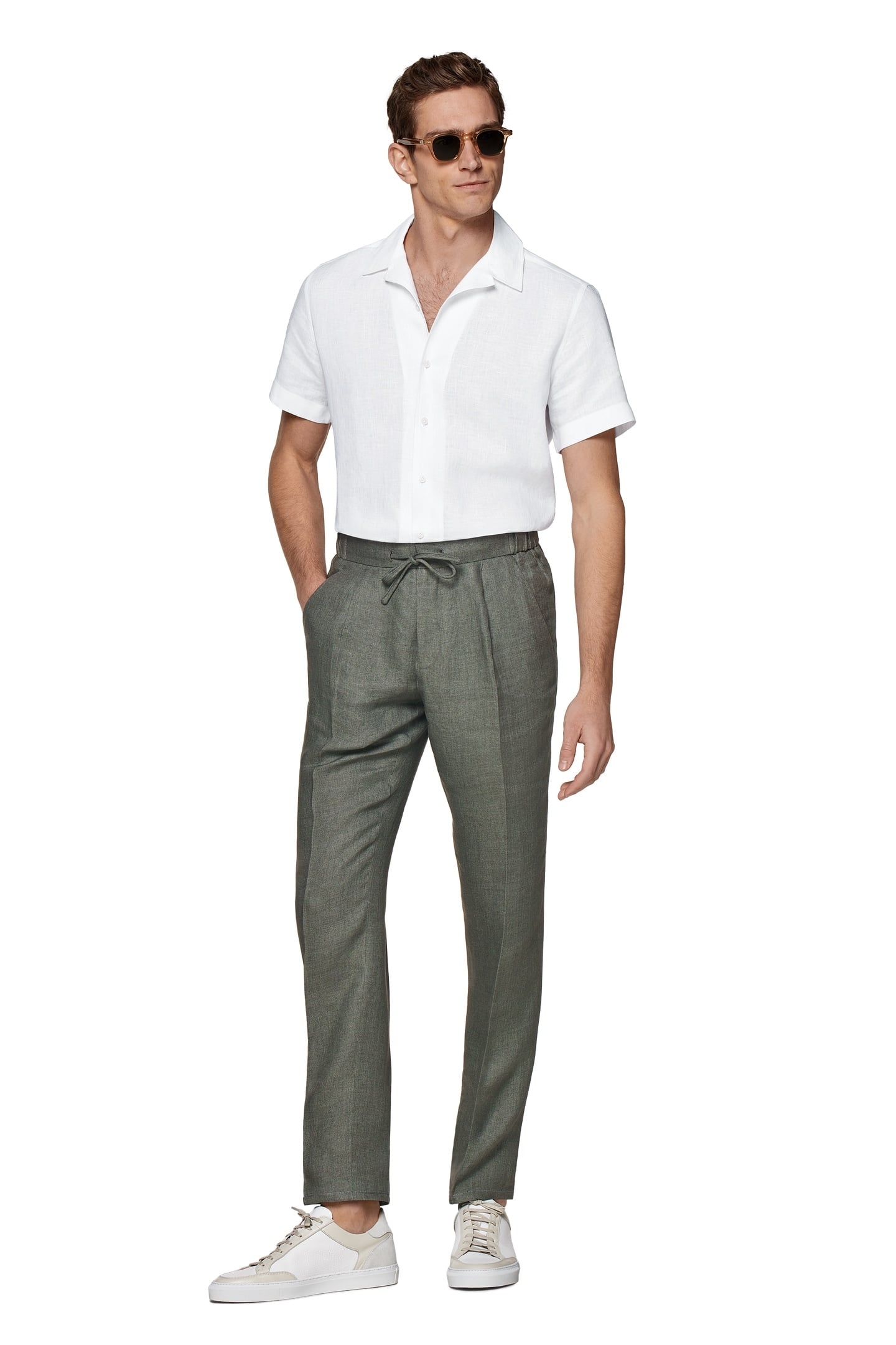 TROUSERS-ARMY GREEN 2