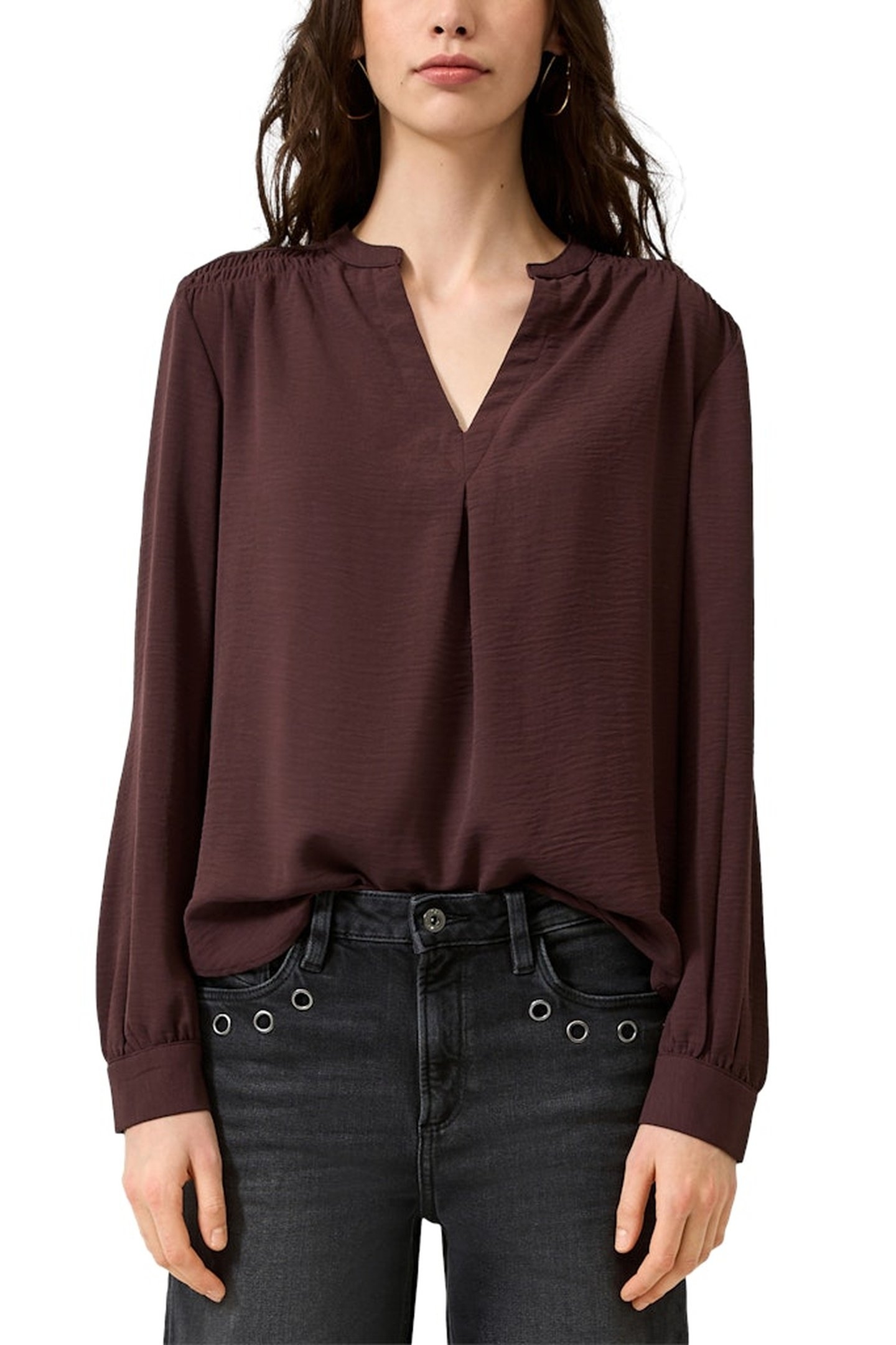 S.OLIVER-QS BLOUSES BURGUNDY 2