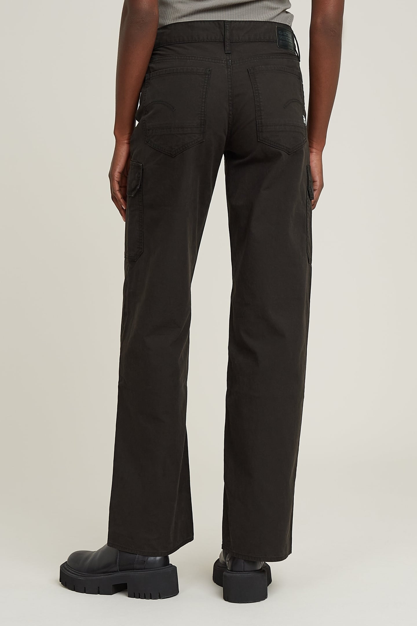 JUDEE CARGO PANTS DK BLACK GD 3