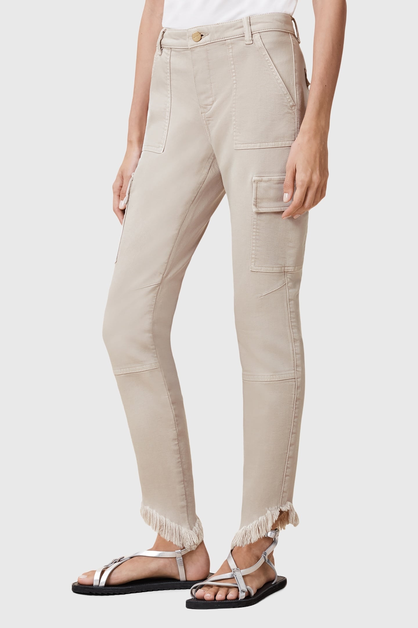 DURAN ASYM JEAN CREAM WHITE 5