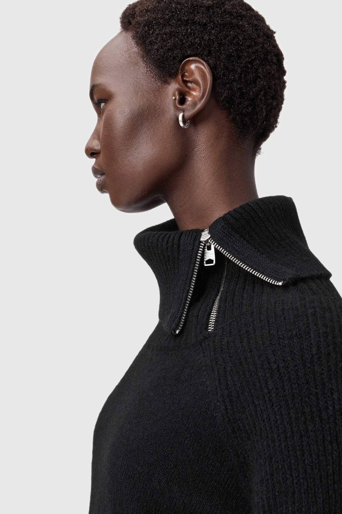 JAX ROLL NECK DRESS BLACK 8