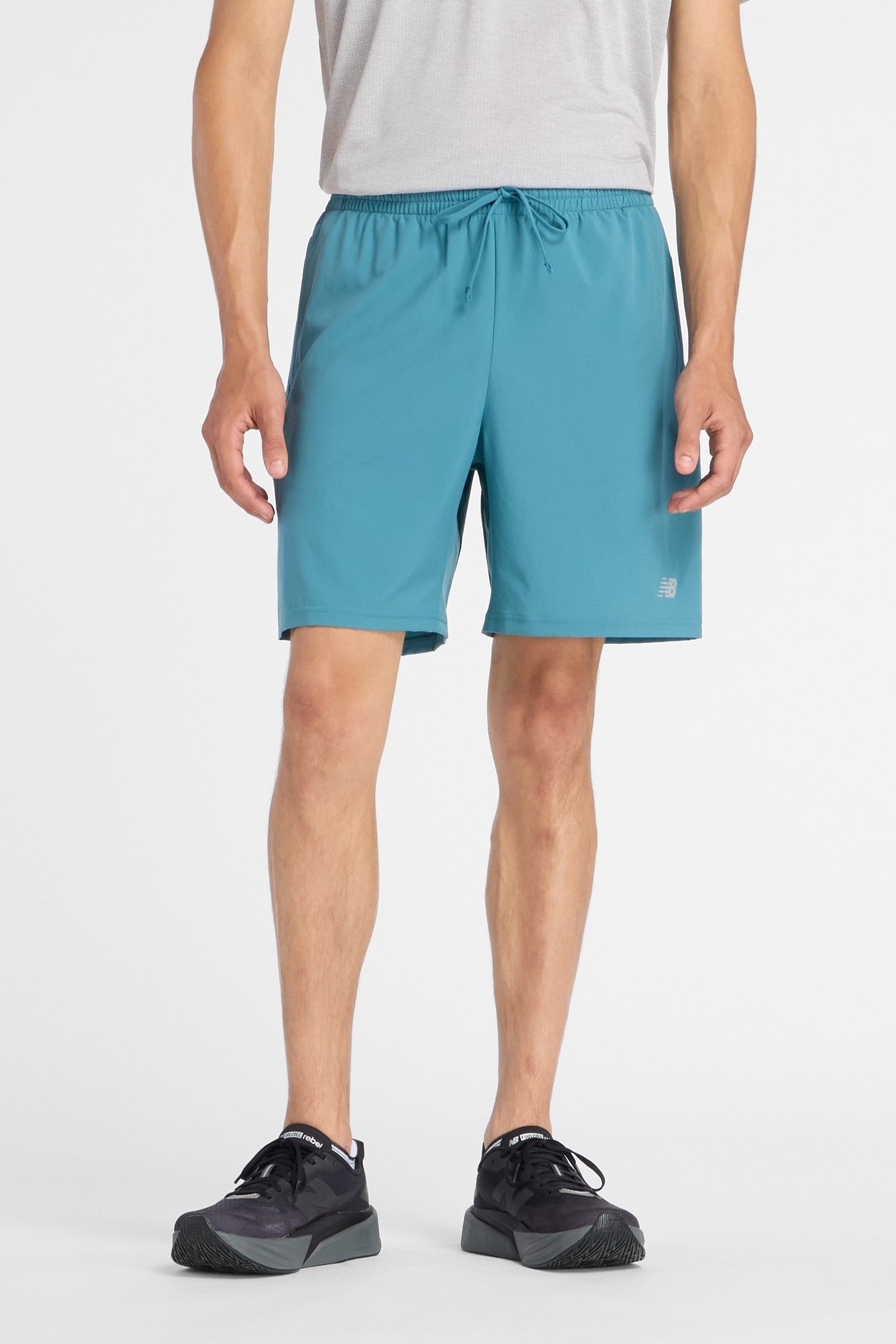 SPORT ESSENTIAL SHORT 7" BIG TEAL WITH SLATE GREY 1