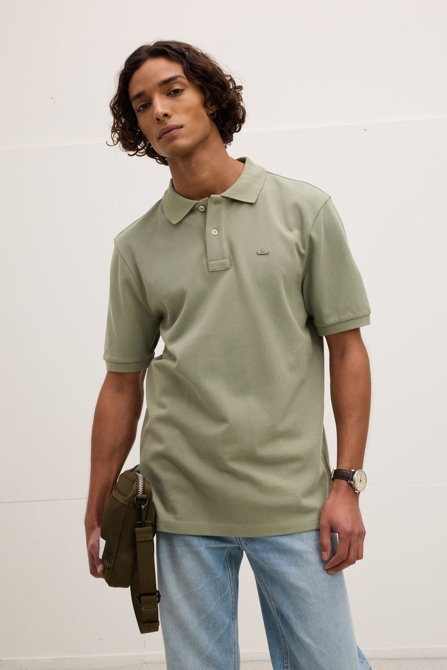 PAUL POLOS FADED GREEN 1
