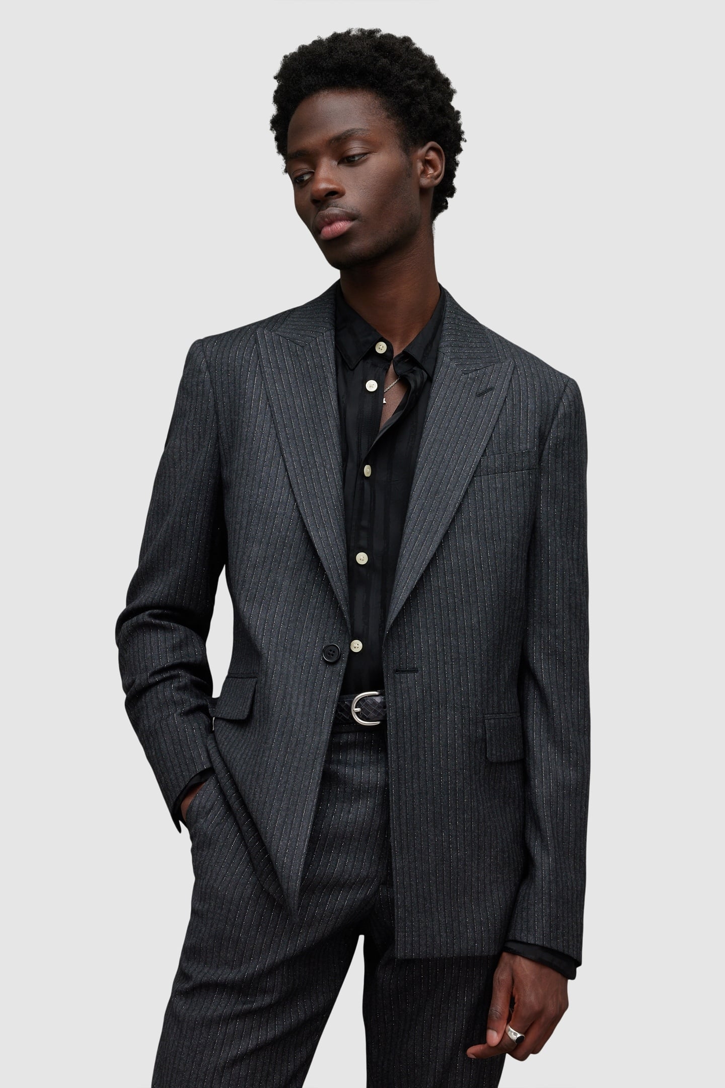 ANDROM BLAZER CHARCOAL GREY 1