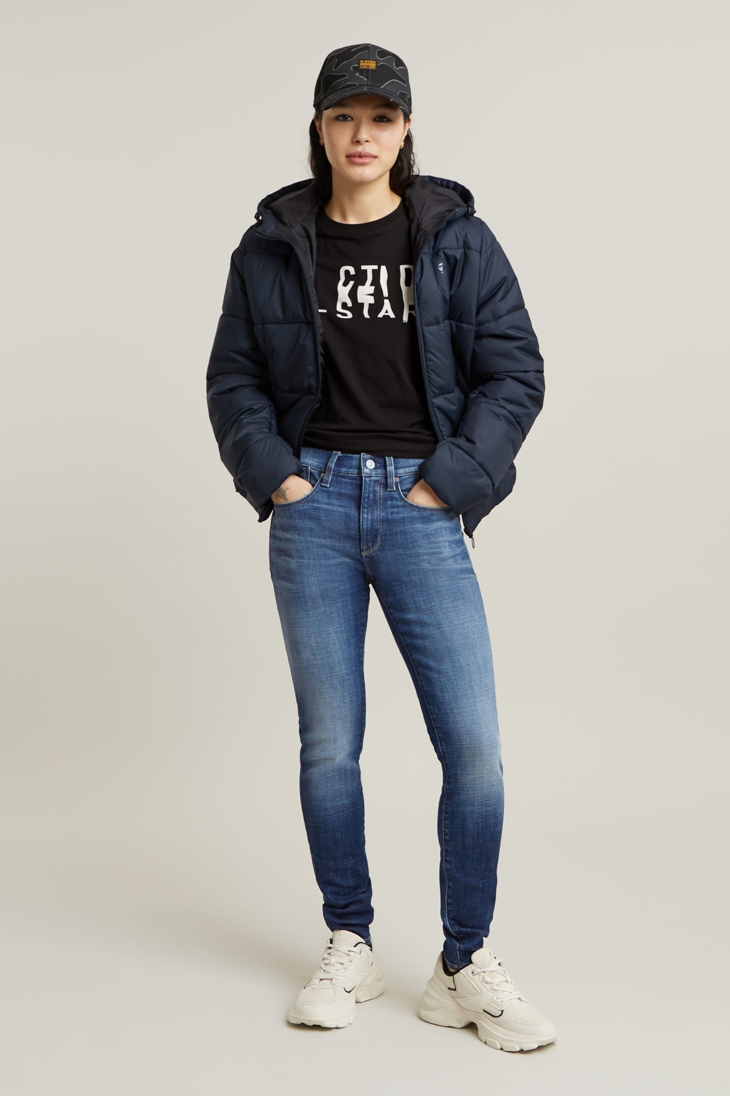 LHANA SKINNY JEANS MEDIUM AGED 1