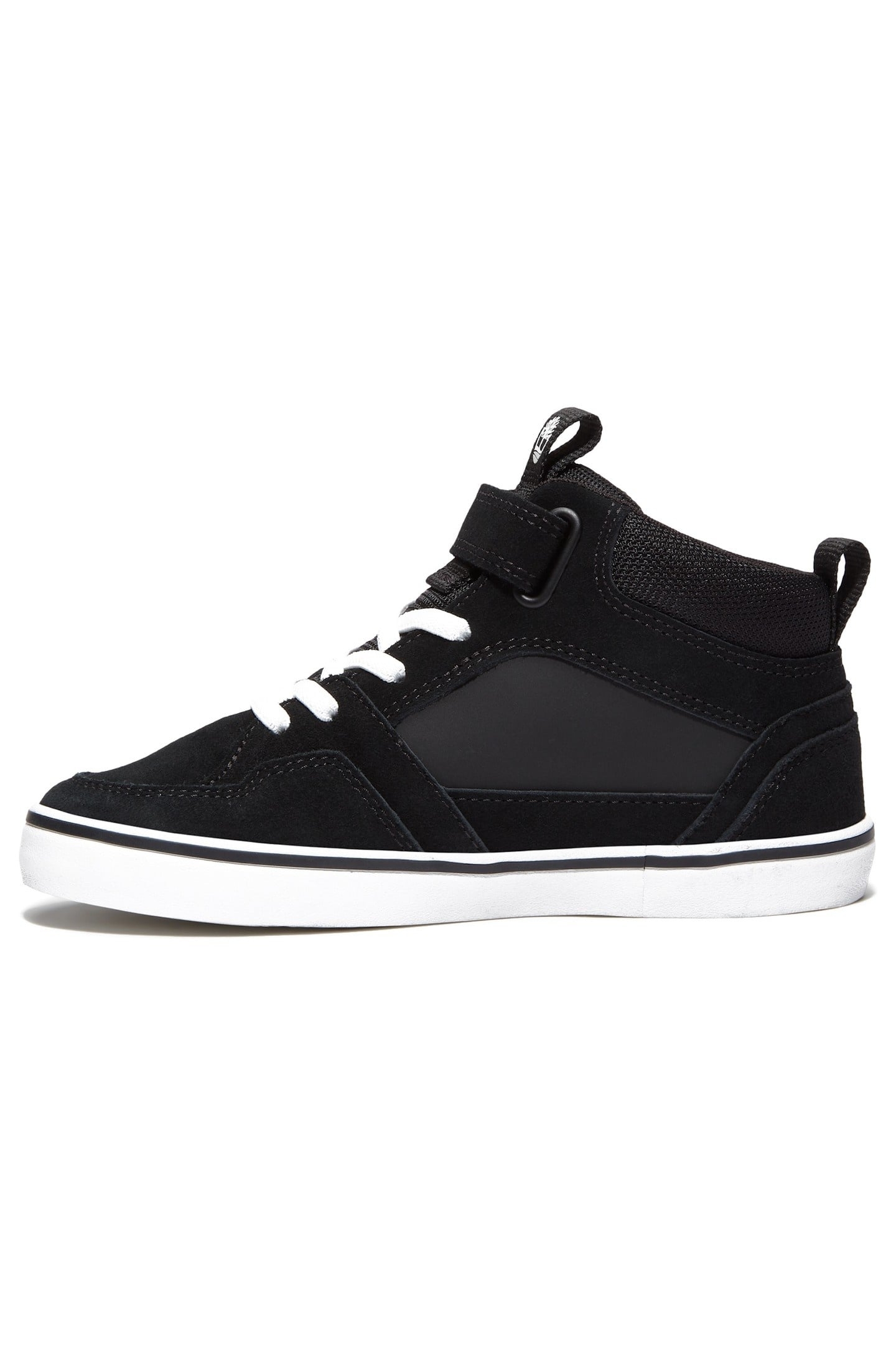 STONE JUMP MID HOOK & LOOP SNEAKER BLACK SUEDE 5