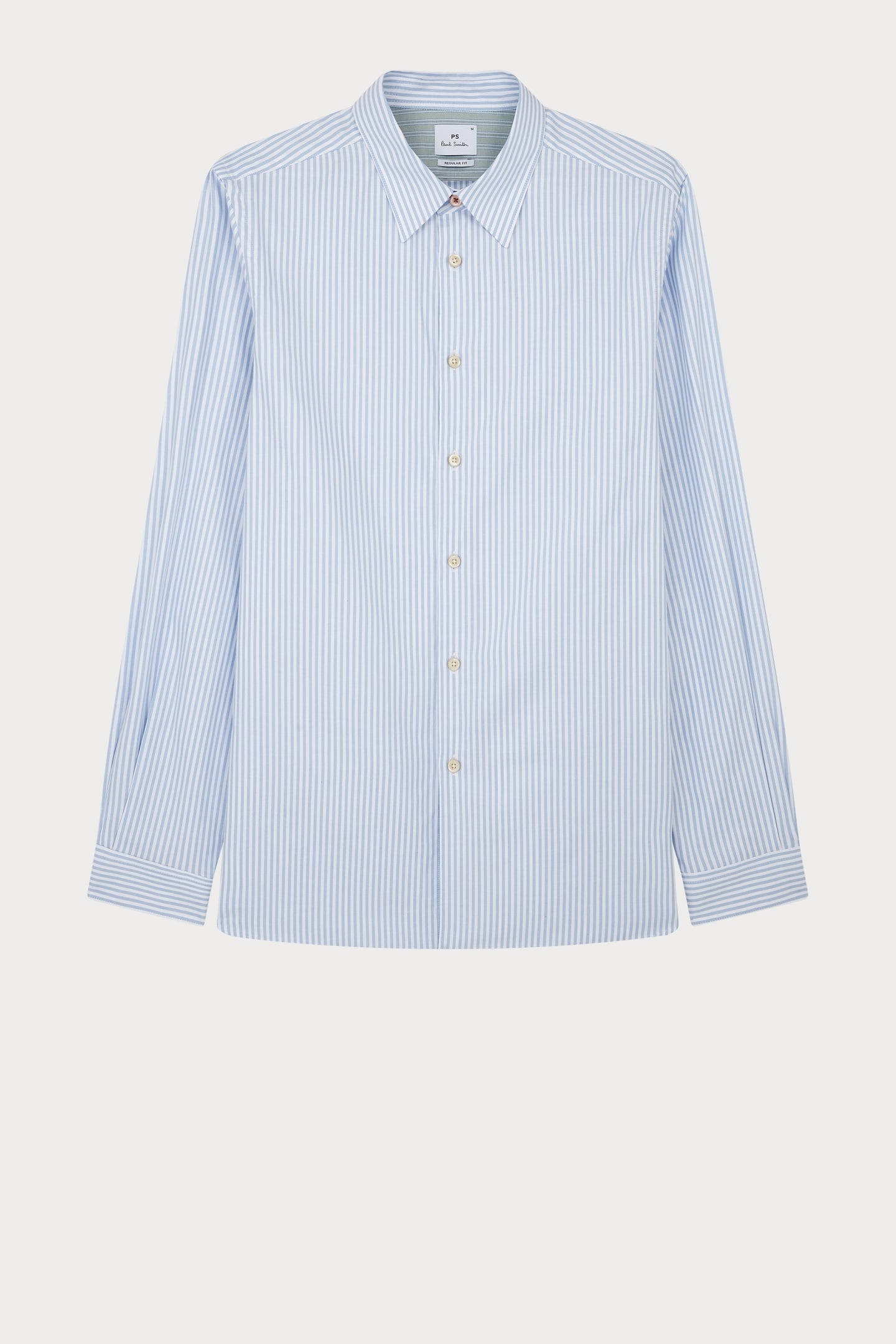 LS REGULAR FIT SHIRT BLUE 3