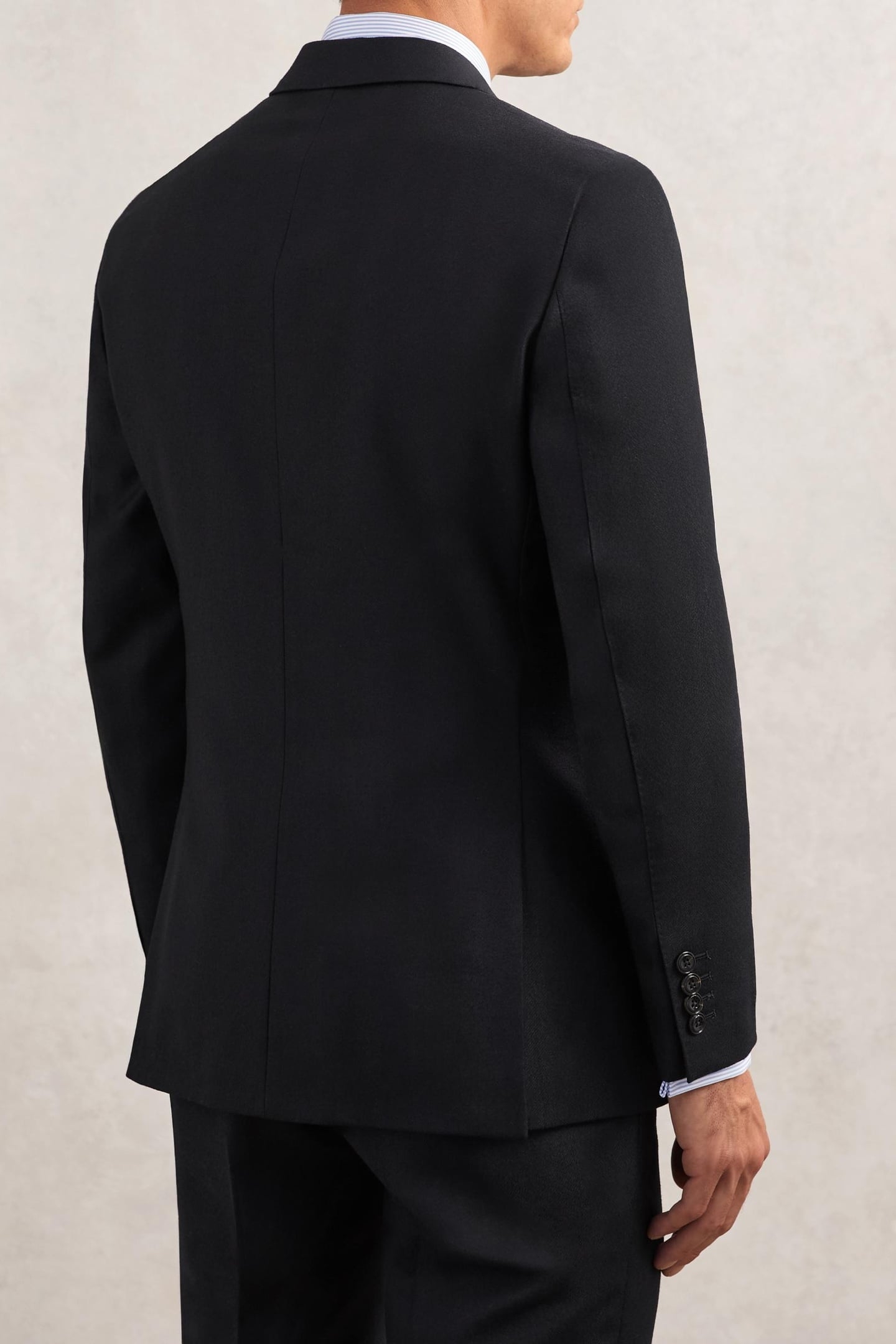 DB PEAK FLANNEL BLAZER NAVY 3