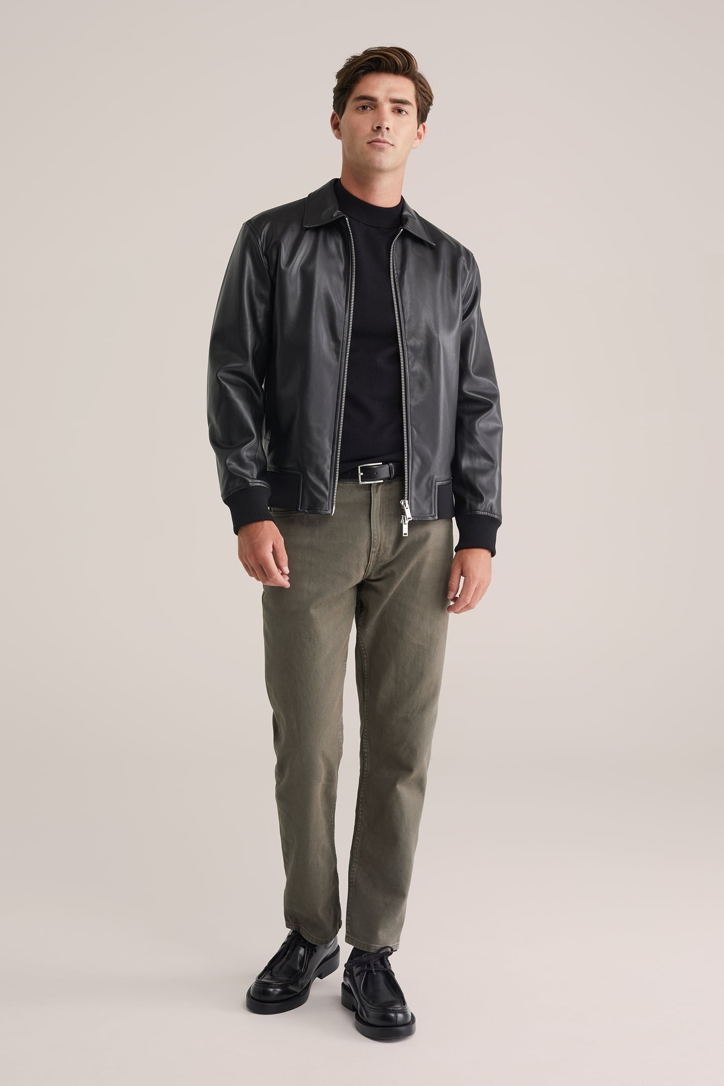 5-POCKET MID WAIST TAUPE 2