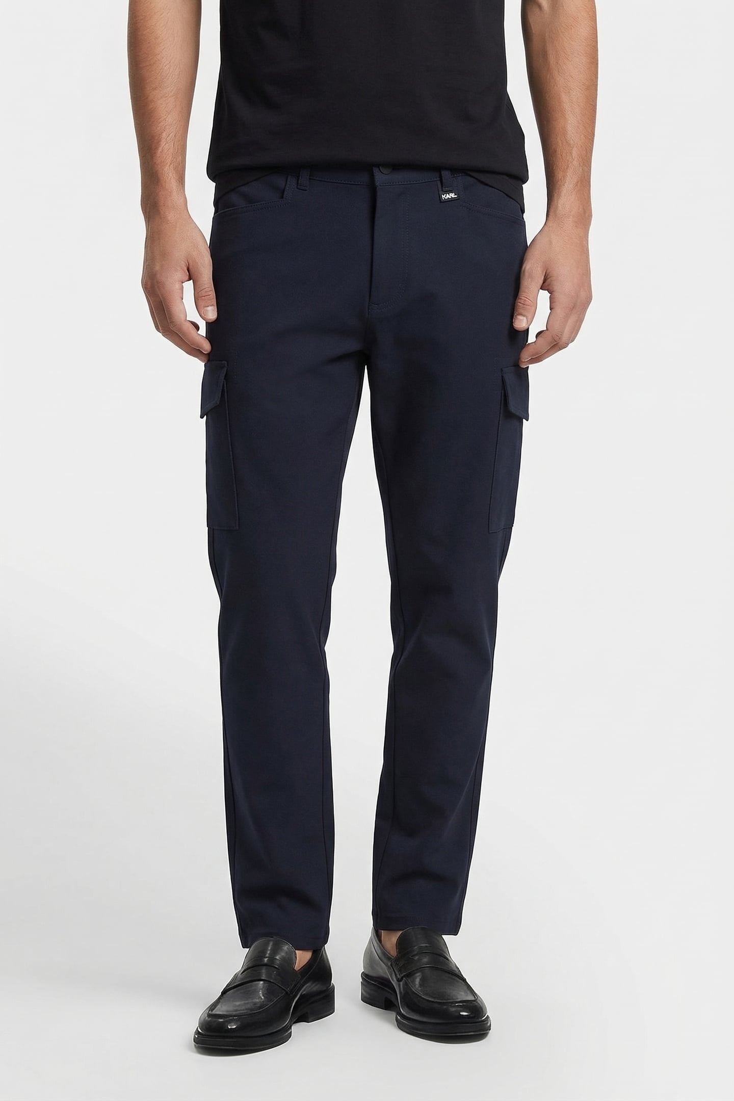 MIDNIGHT BLUE CARGO PANTS 1