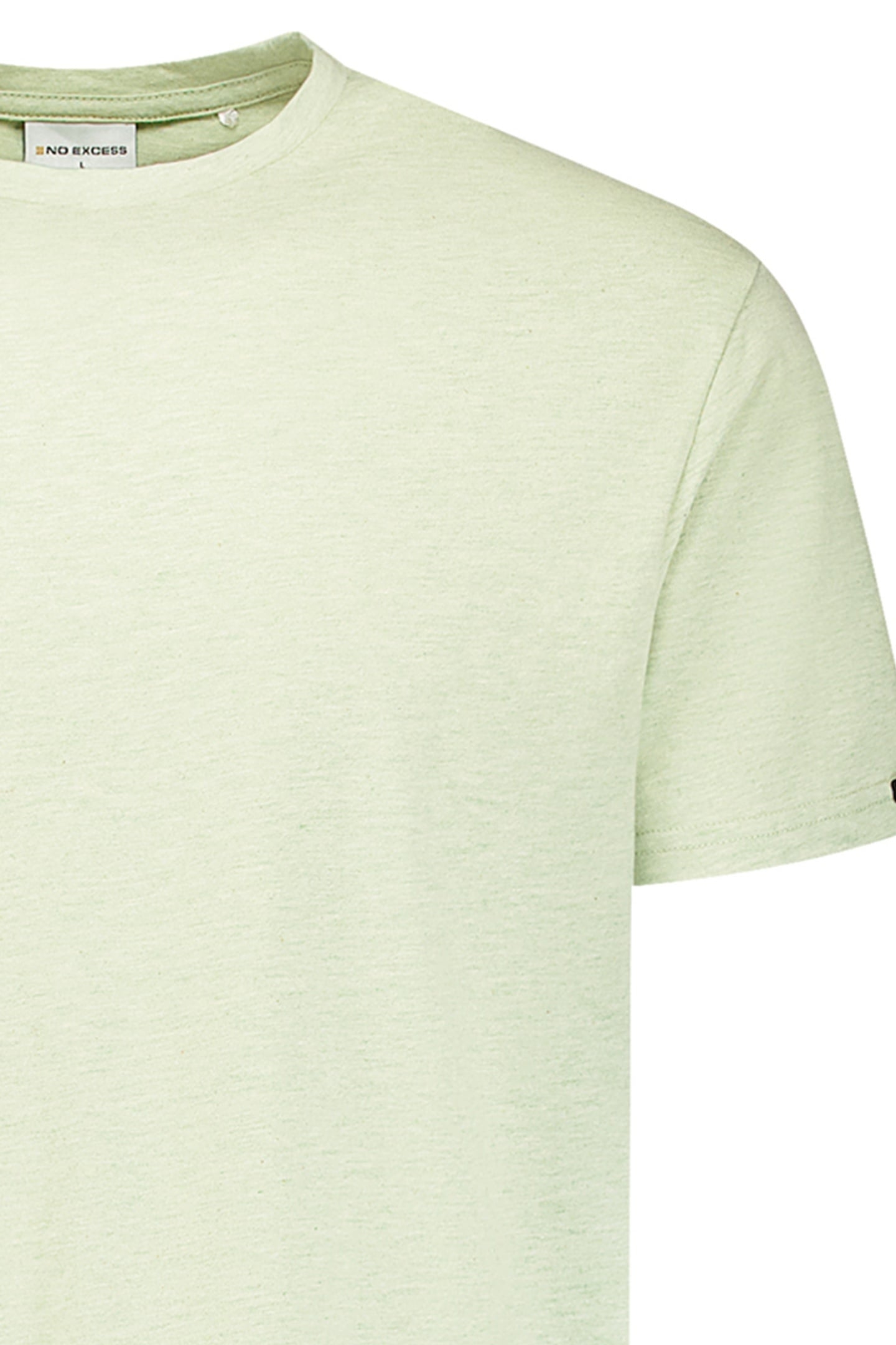 T-SHIRT CREWNECK MELANGE SEAGREEN 3