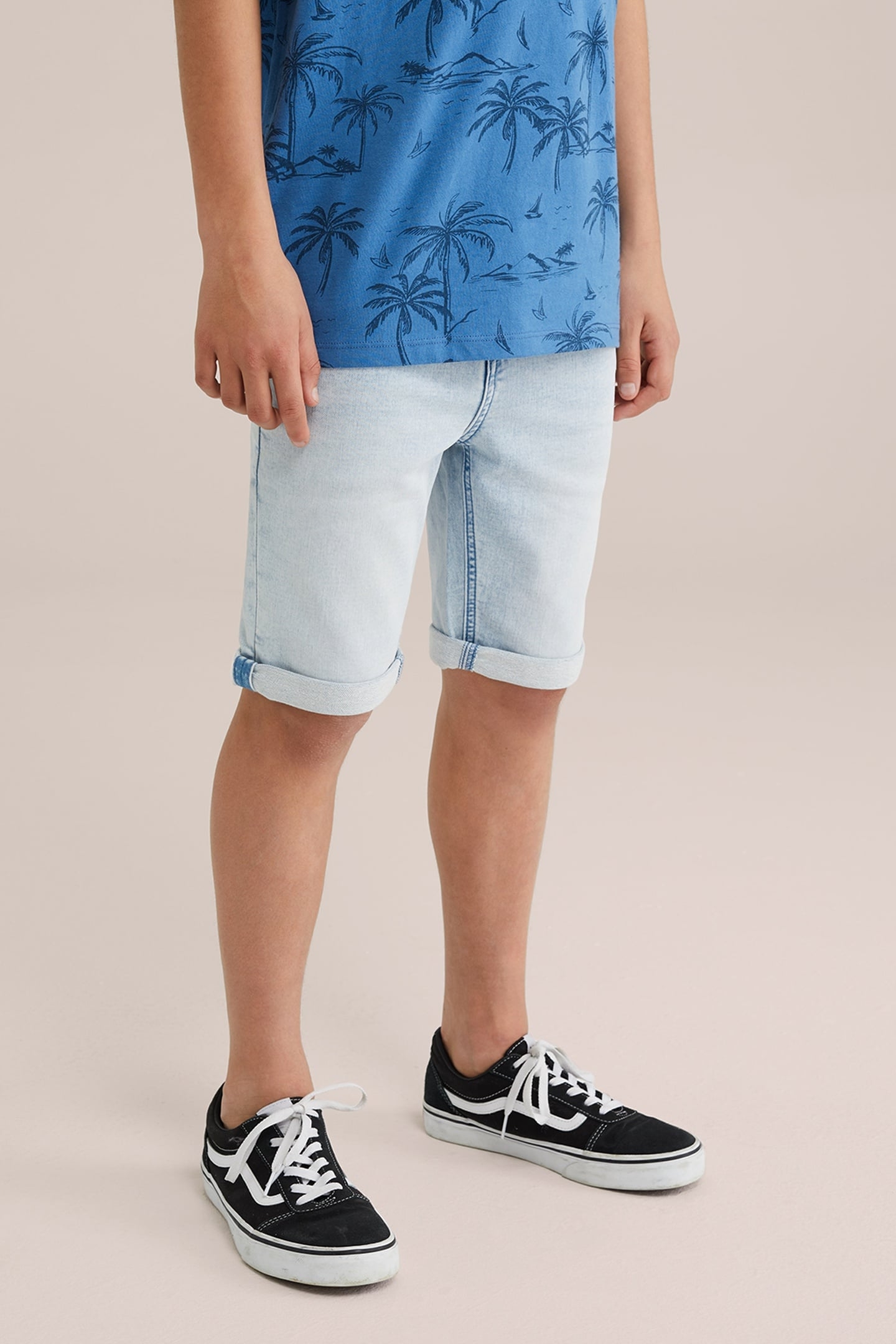 5-POCKET MID WAIST LIGHT BLUE 1