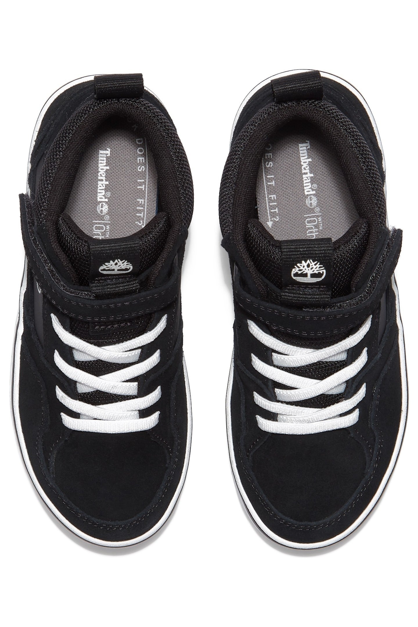 STONE JUMP MID HOOK & LOOP SNEAKER BLACK SUEDE 4