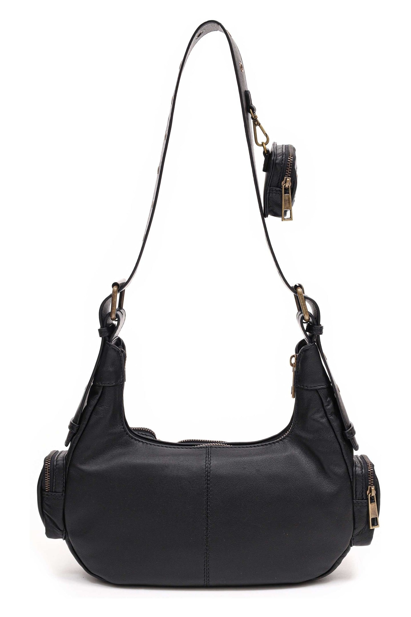 SALLY SMALL POCKET SHEEP BLACK W. GOLD 3