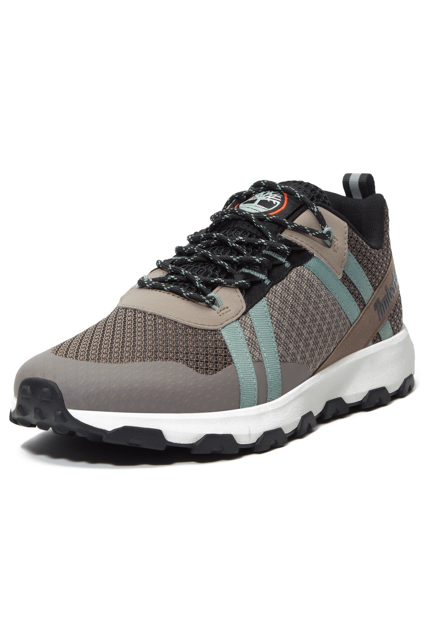 WINSOR TRAIL LOW LACE UP SNEAKER TAUPE MESH 3