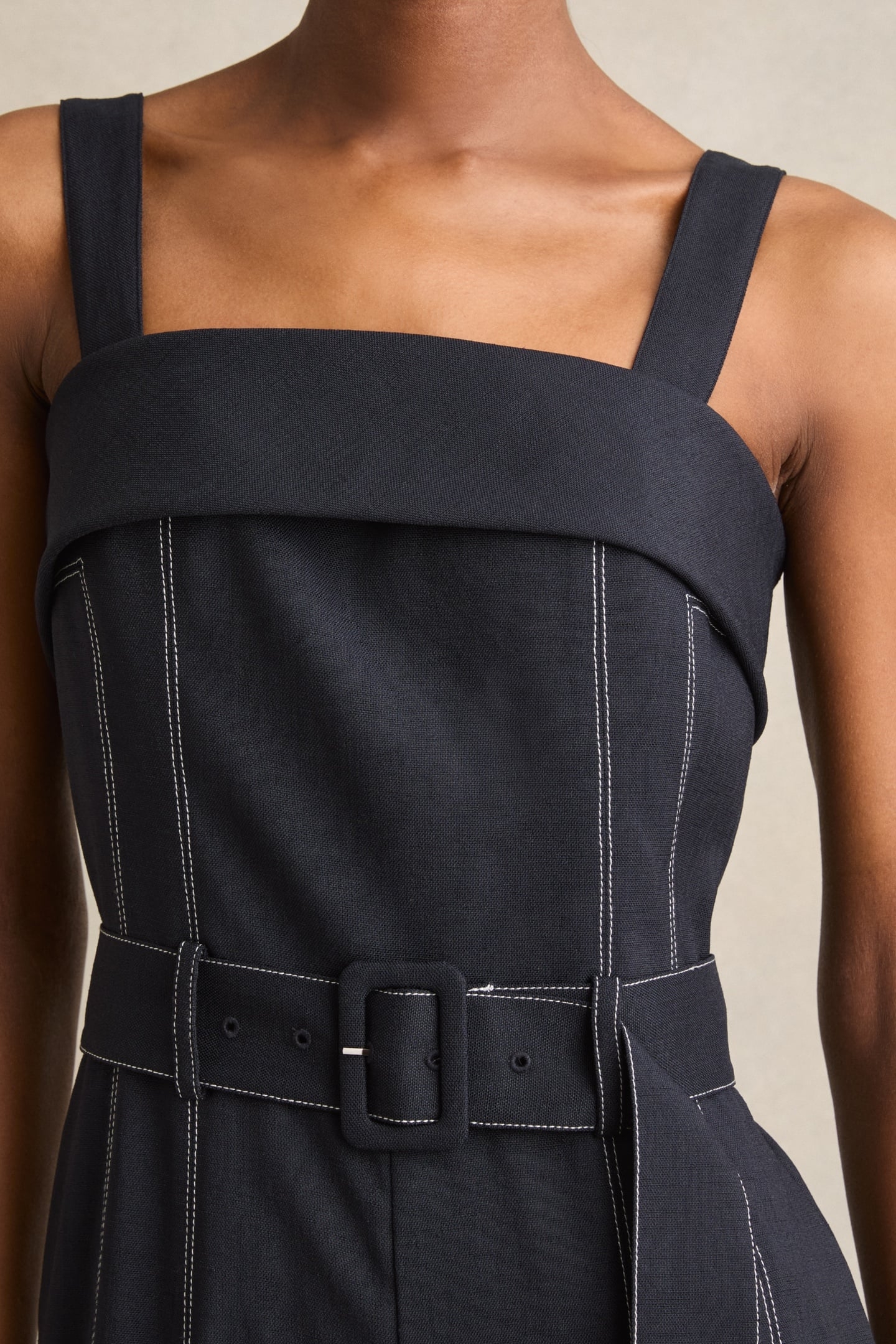 STRUCTURED JUMPSUIT NAVY 4