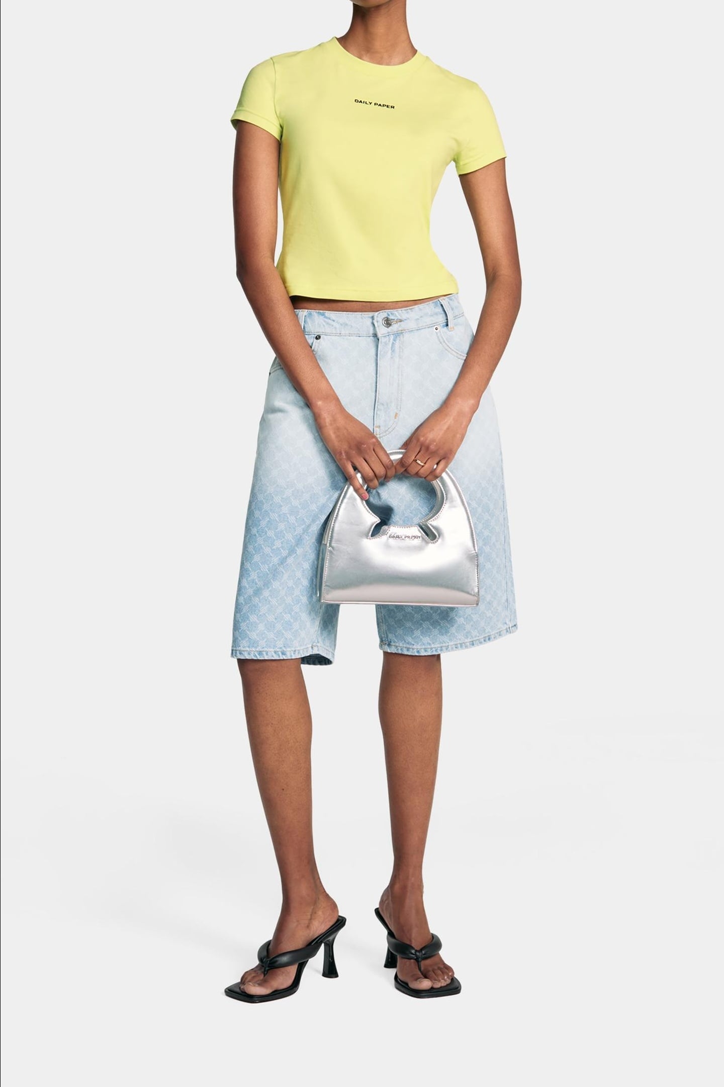 LOGOTYPE CROPPED SHORT SLEEVE T-SHIRT DAIQUIRI GREEN 1