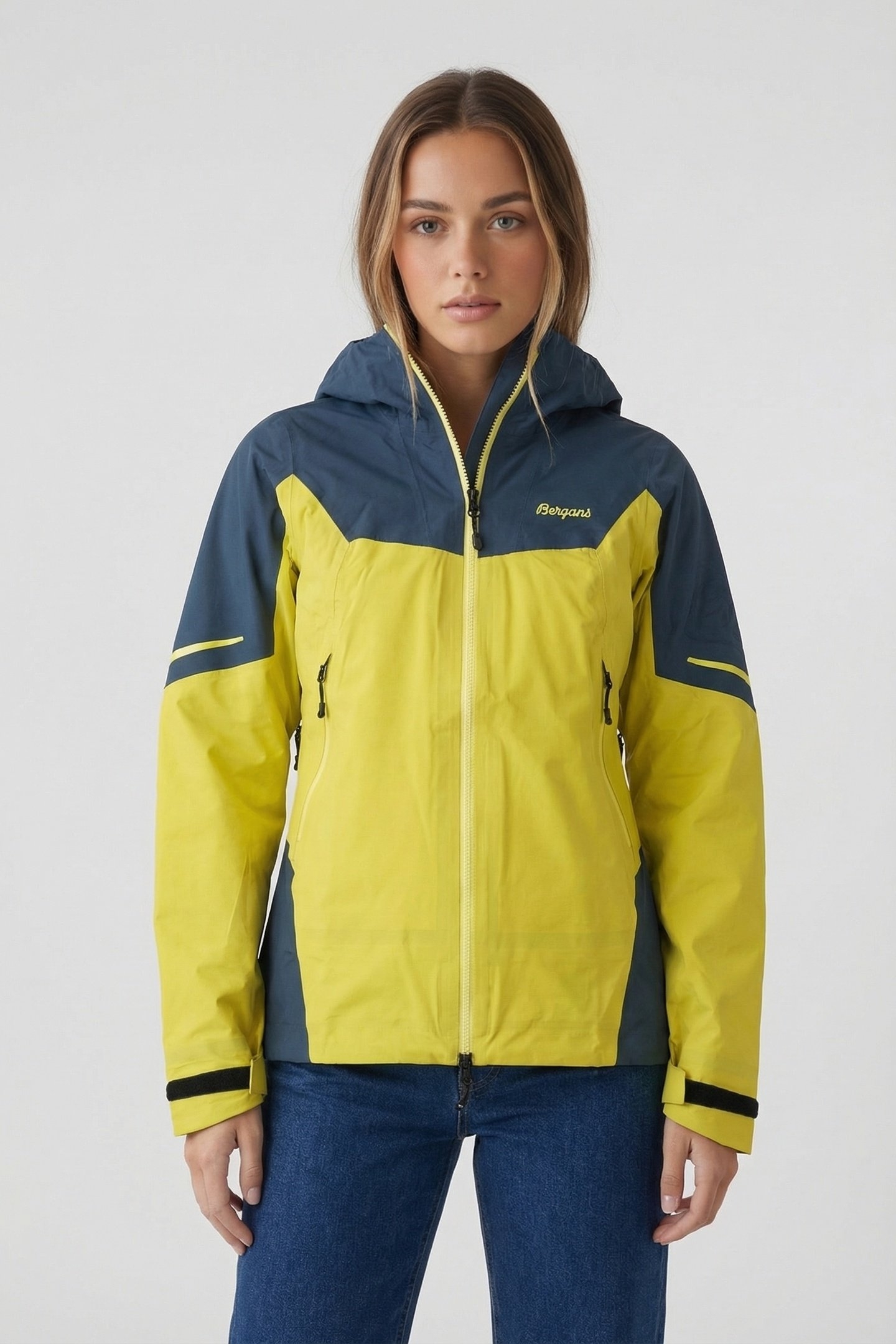 SENJA 3L W JACKET PINEAPPLE/ORION BLUE 1