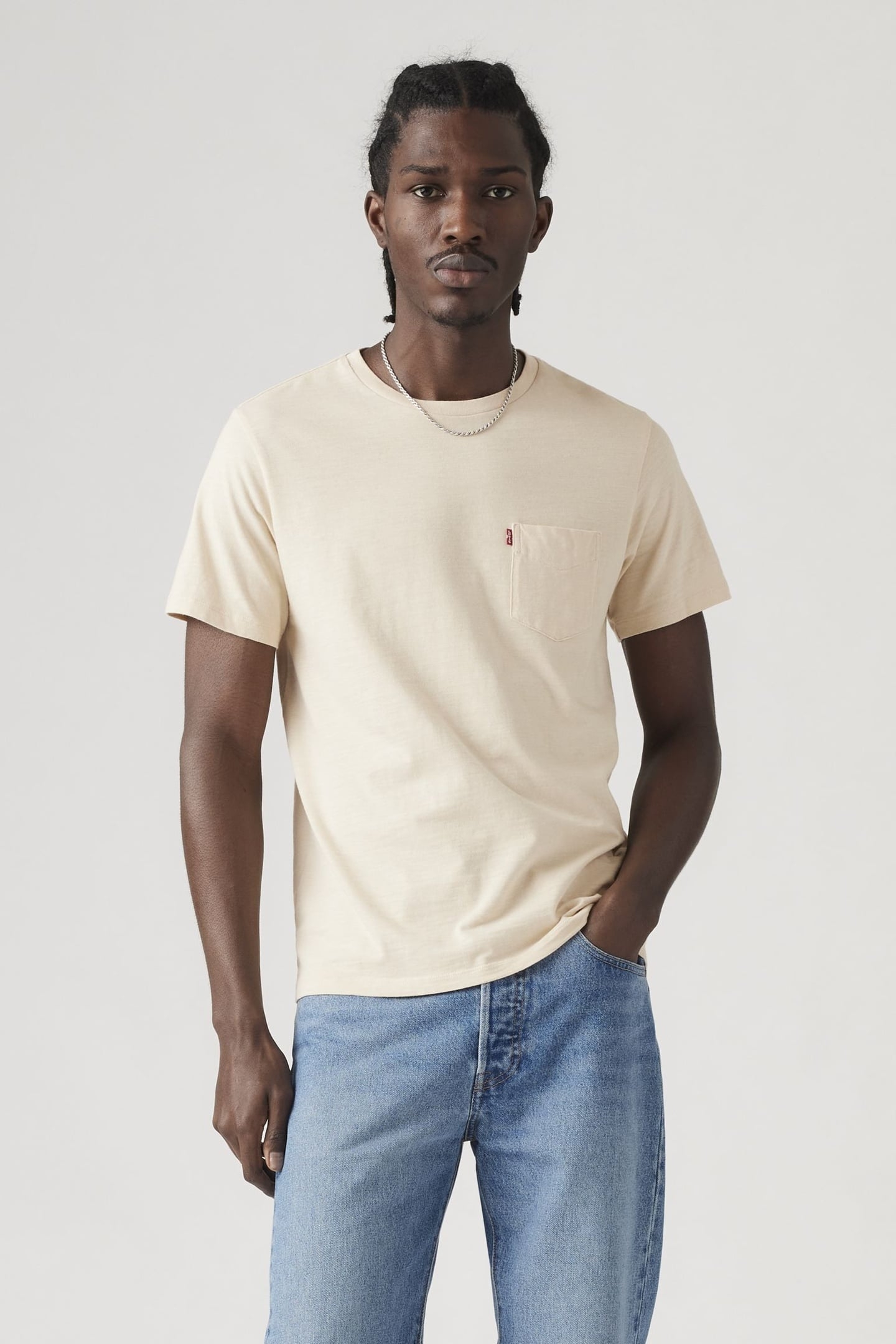 CLASSIC POCKET TEE NEUTRAL 1
