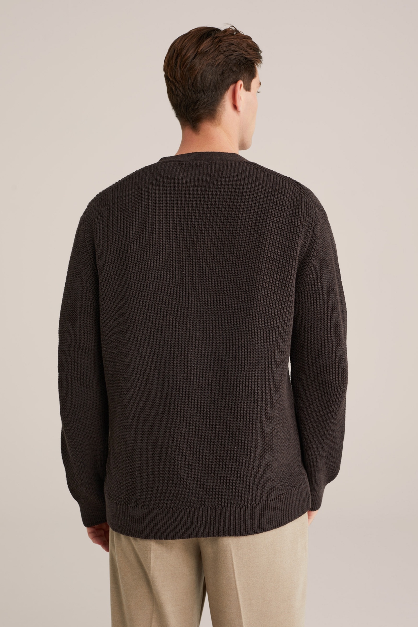 CARDIGAN DARK BROWN 2