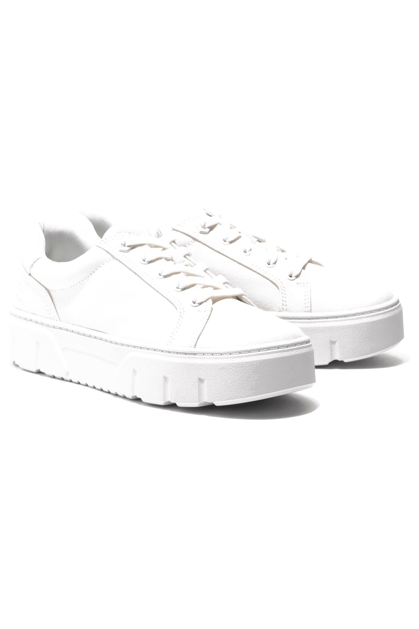LAUREL COURT LOW LACE UP SNEAKER WHITE CANVAS 2