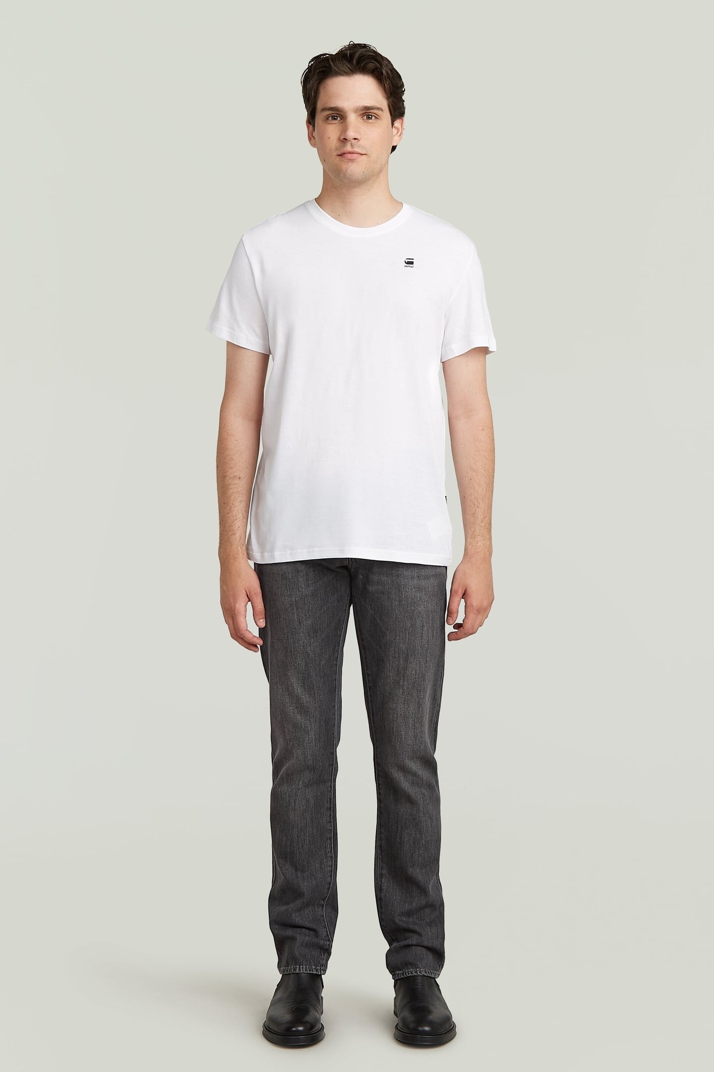 3301 STRAIGHT JEANS FADED BLACK MAGNET 1