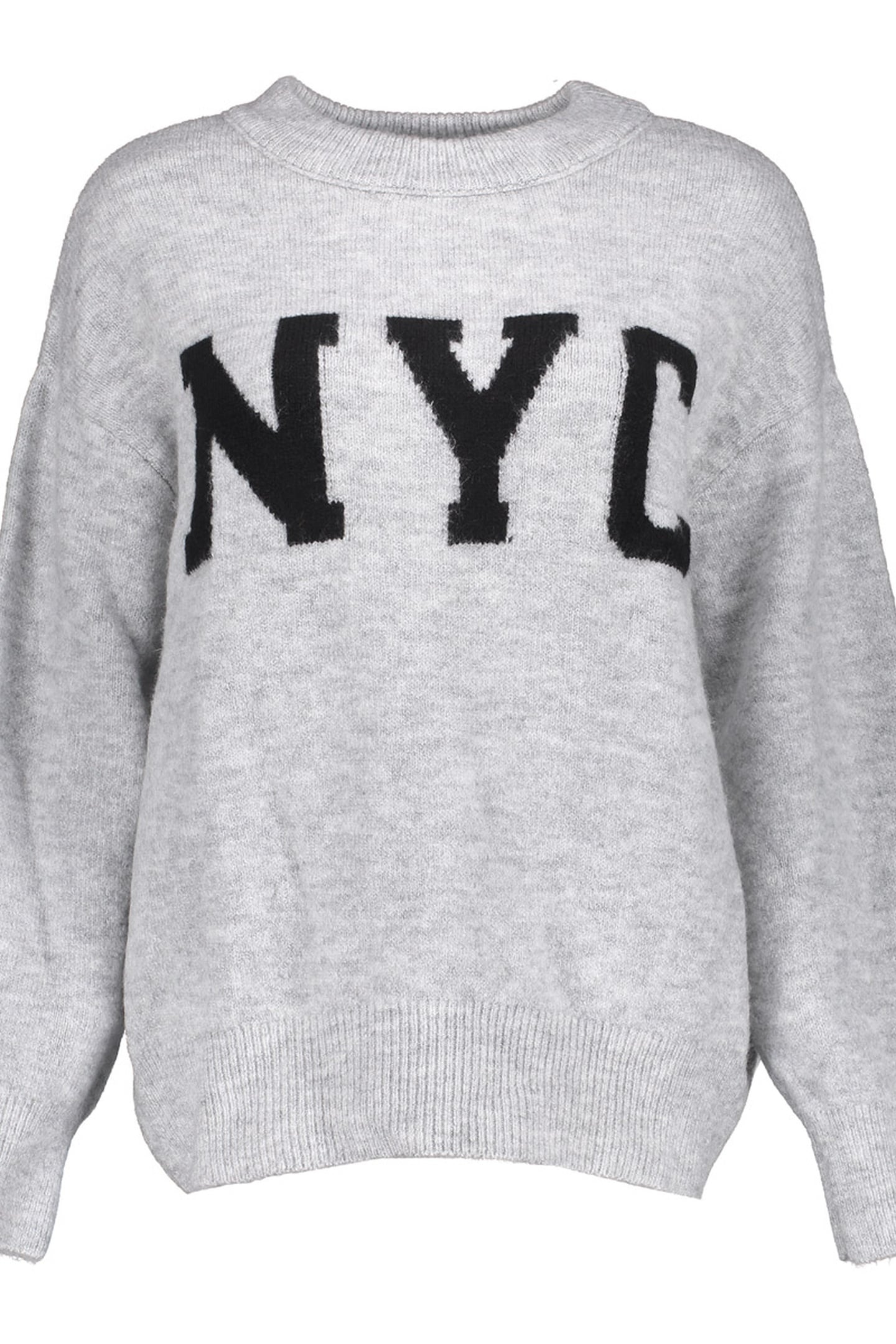PULLOVER NYC GREY/BLACK 1