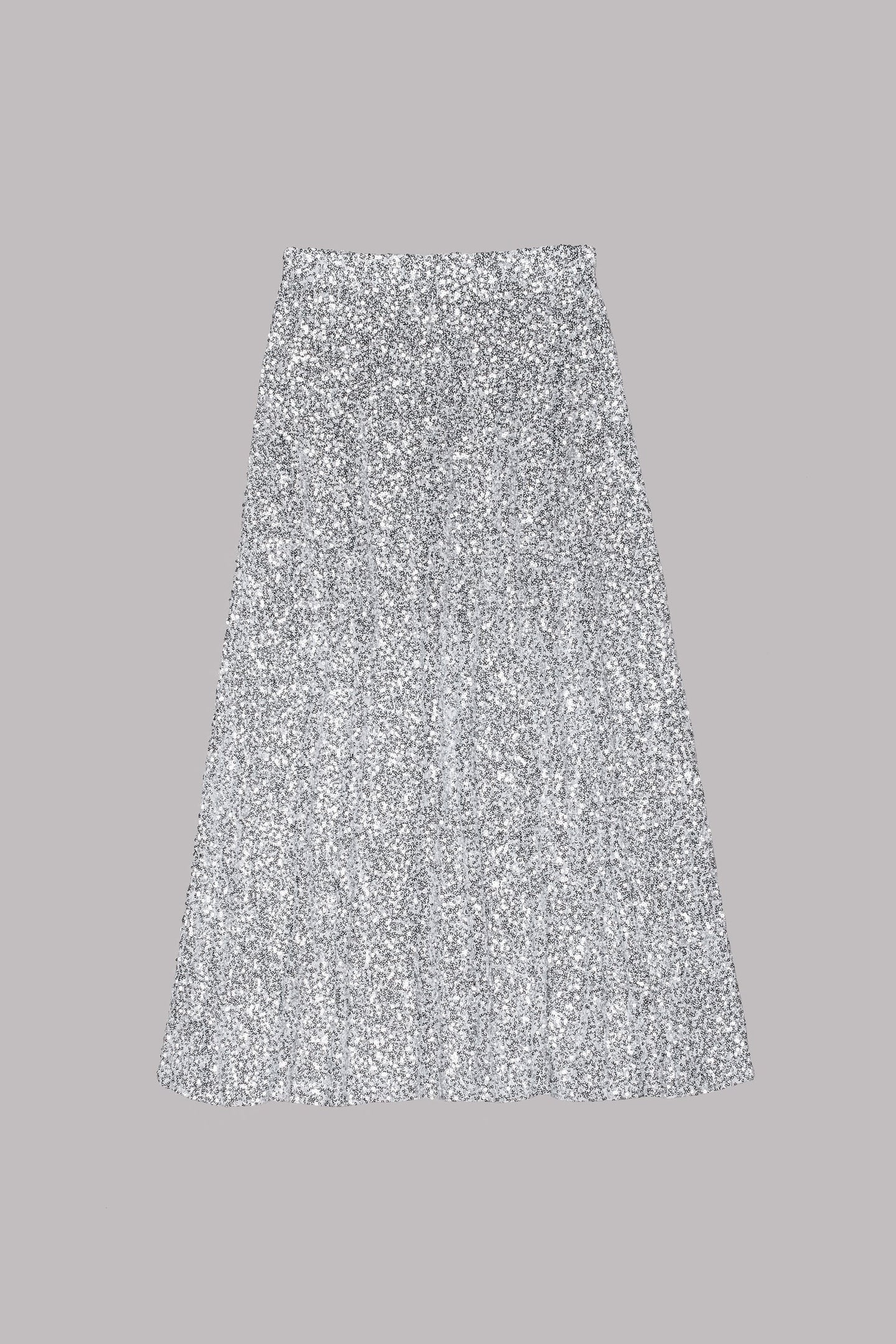 THE LIGHT LONG SEQUIN SKIRT 3