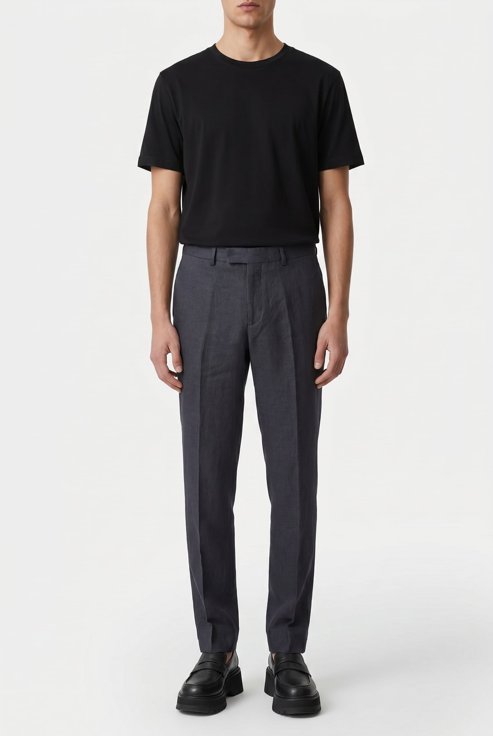 FORMAL LINEN TROUSER AIRFORCE BLUE 1