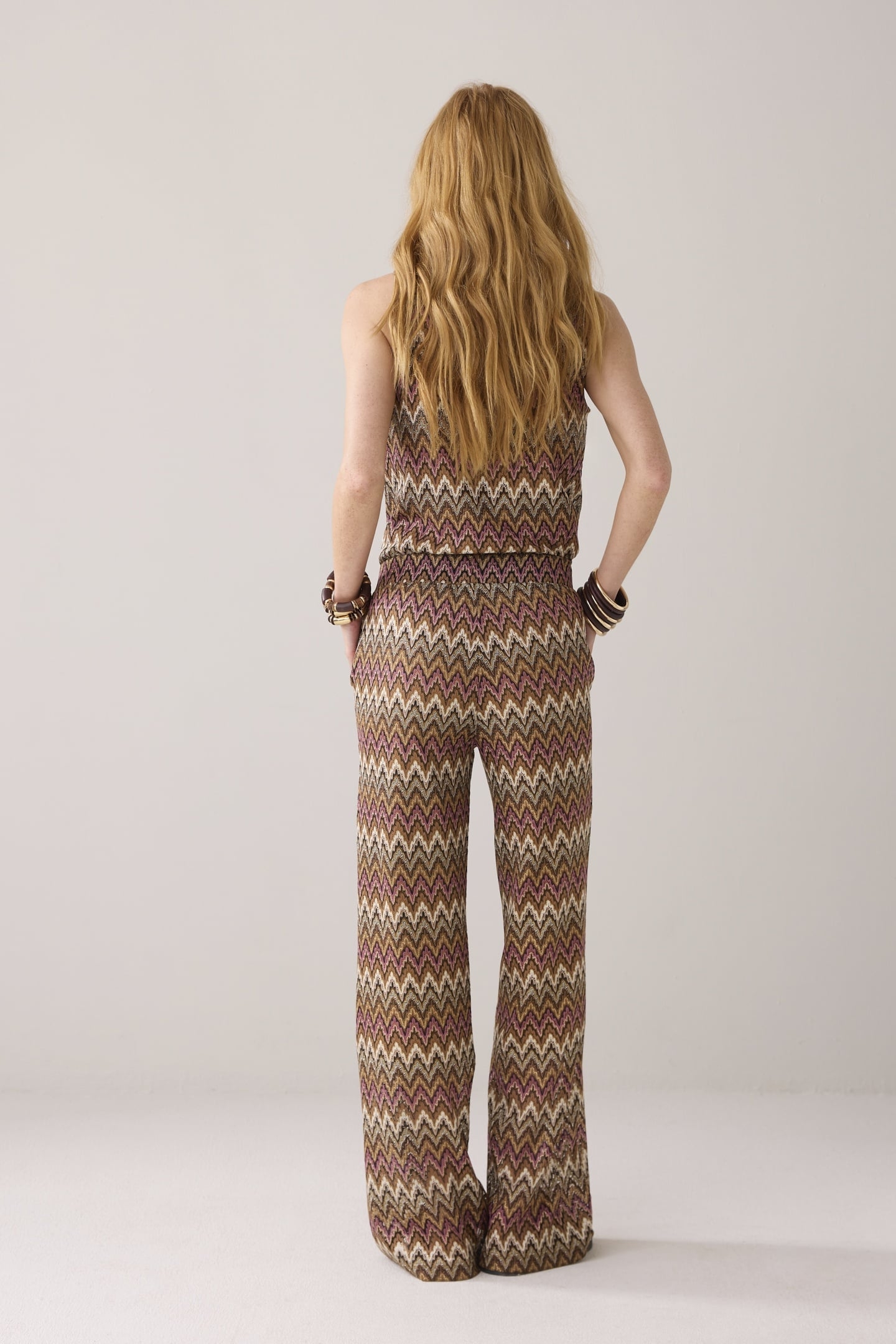 WIDE LEG ZIG ZAG PANT MULTICOLOUR 3