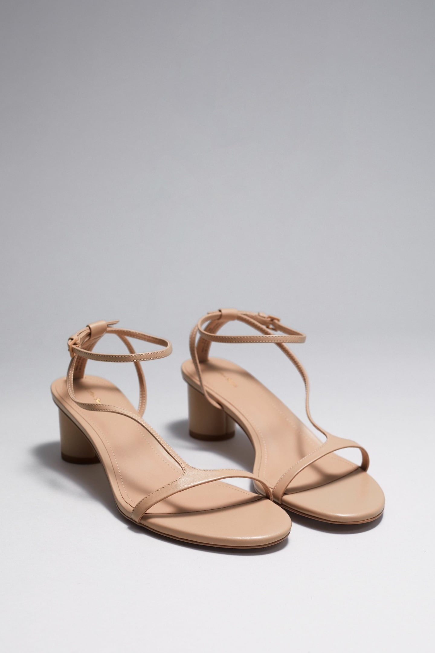 SANDA BLOCK HEEL SANDALETTE BEIGE 2