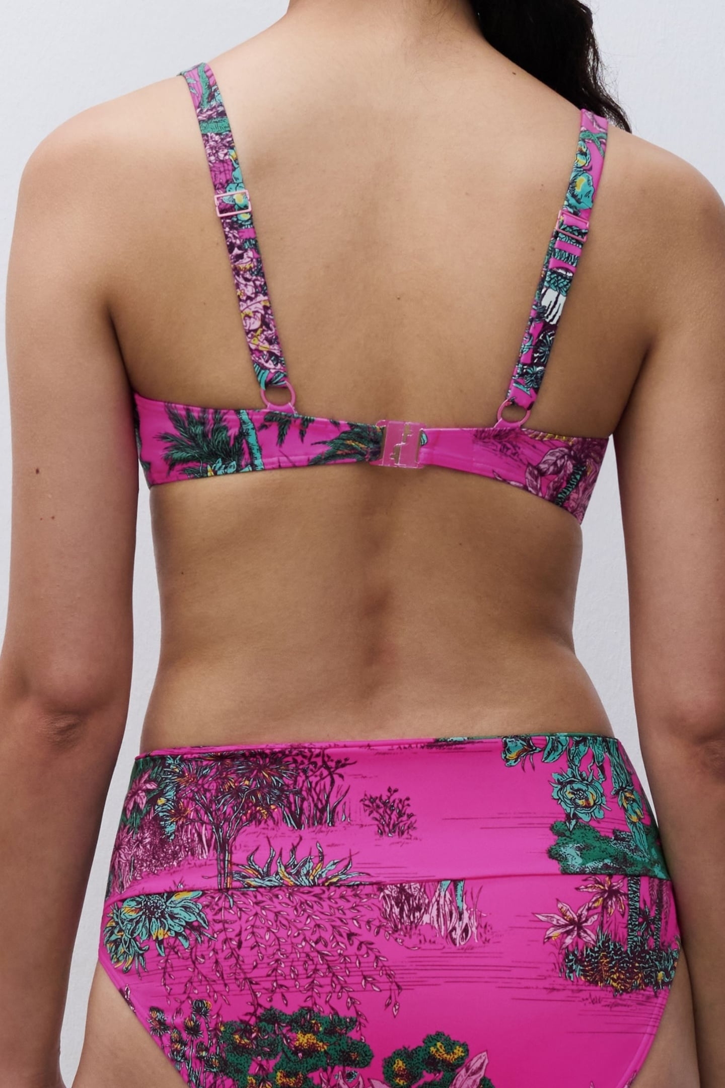 SW BRA UNDERW. COVERING PINK JUNGLE 2