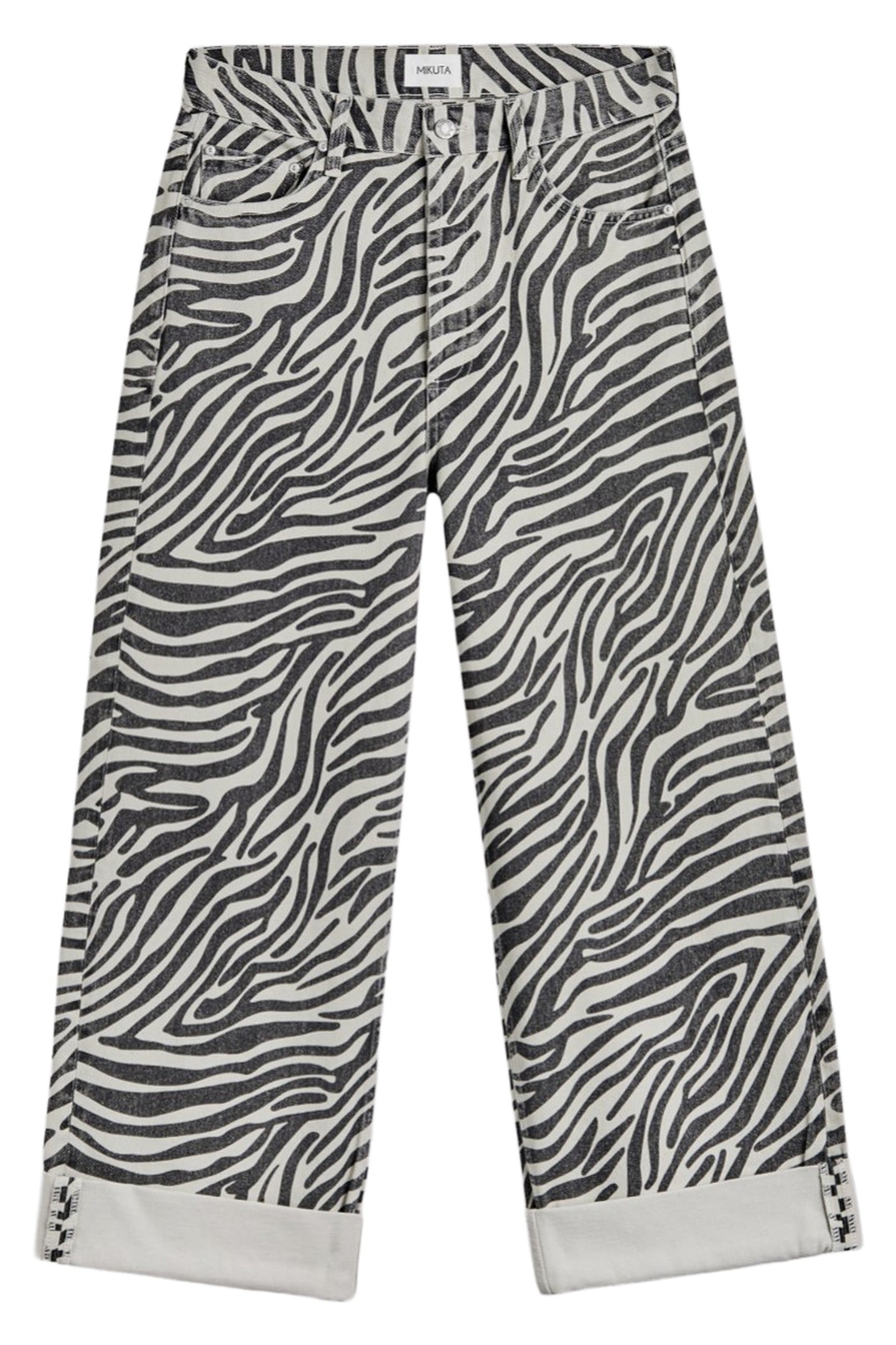 THE ZEBRA BAGGY JEANS BLACK 3