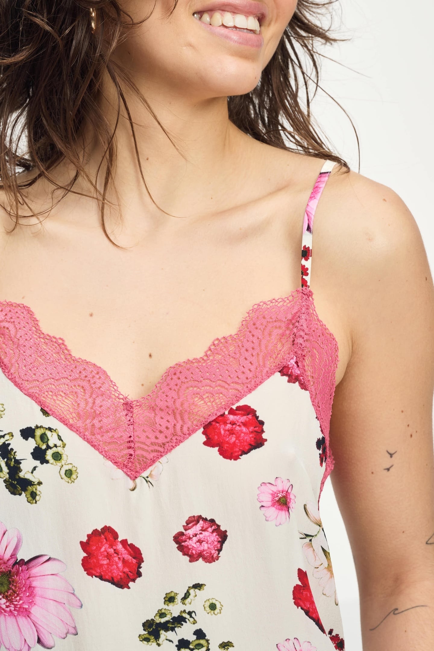 TOP - CAMI BOUQUET CREAM 6
