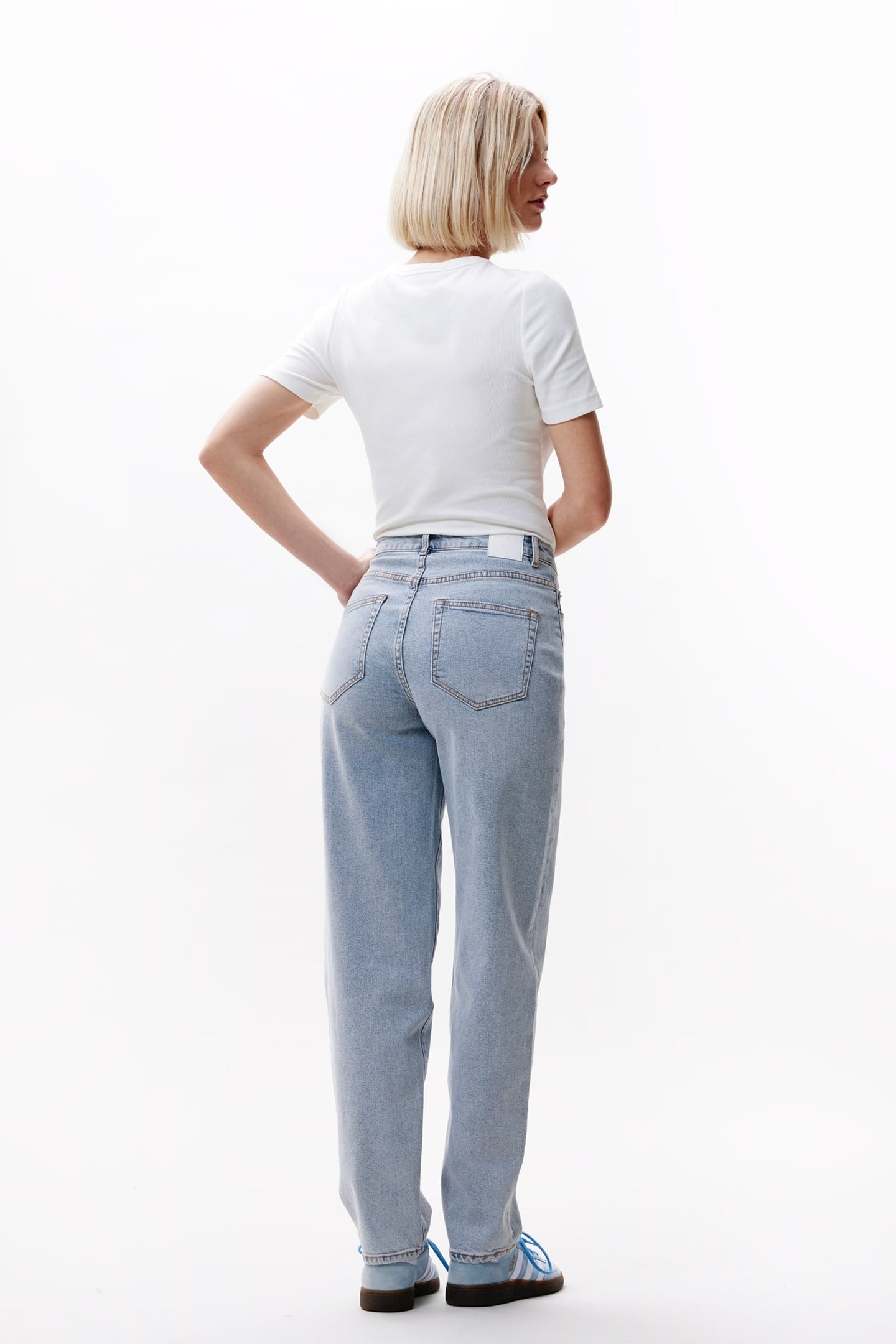 BARREL FIT JEANS BLUE 2