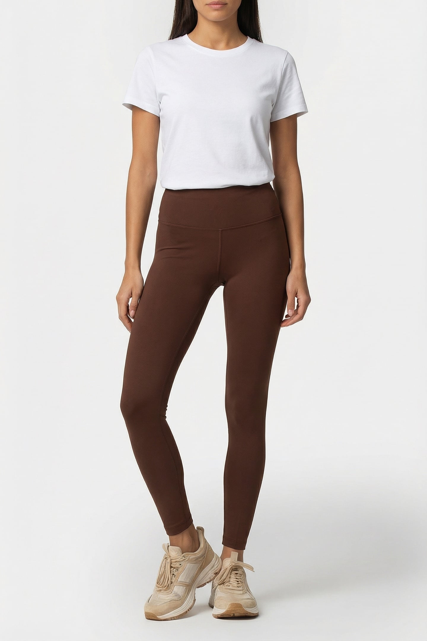 NB DEFINE HIGH RISE LEGGING 25 PUMPERNICKEL 1