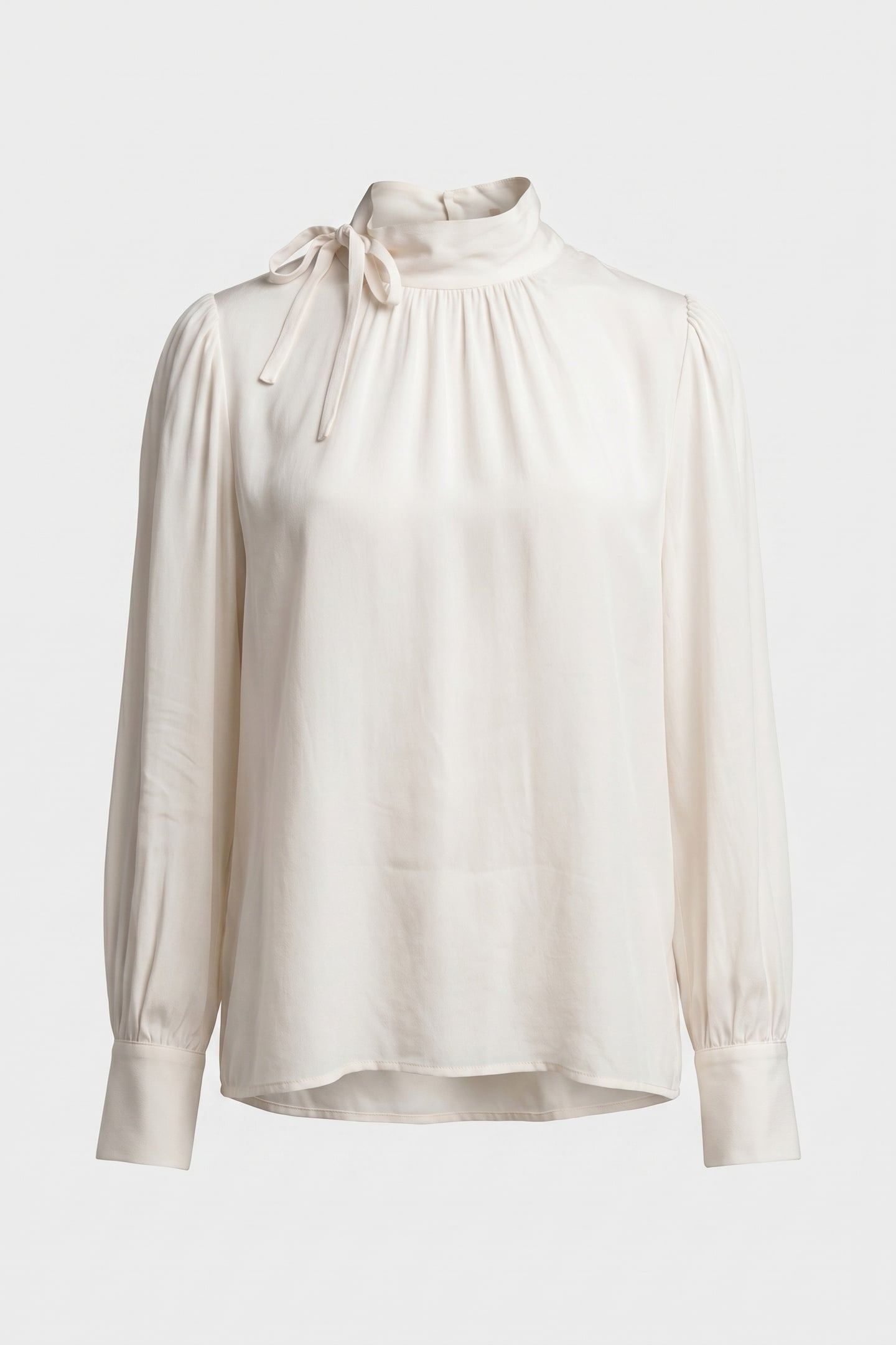 ZORA SILK BLOUSE WHITE 4