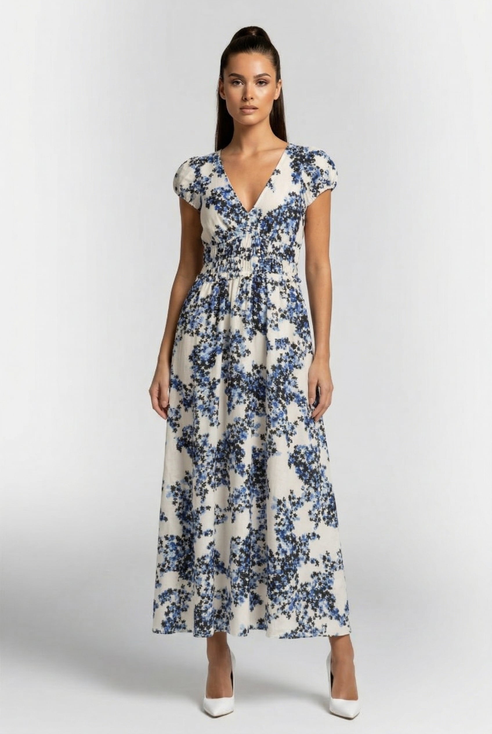 NEW ALLORA DRESS BEIGE 1