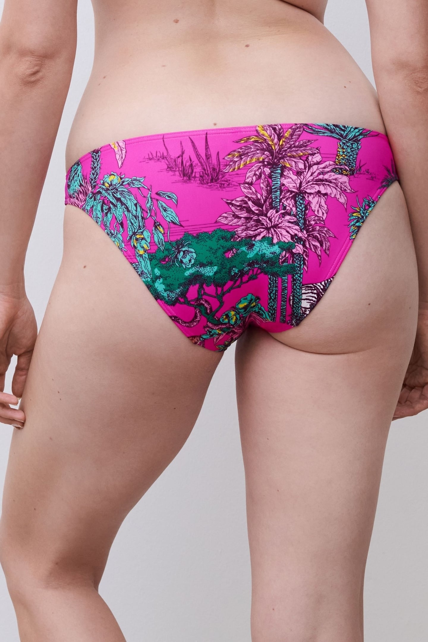 SW BO. BRIEF STD STD W. PINK JUNGLE 2