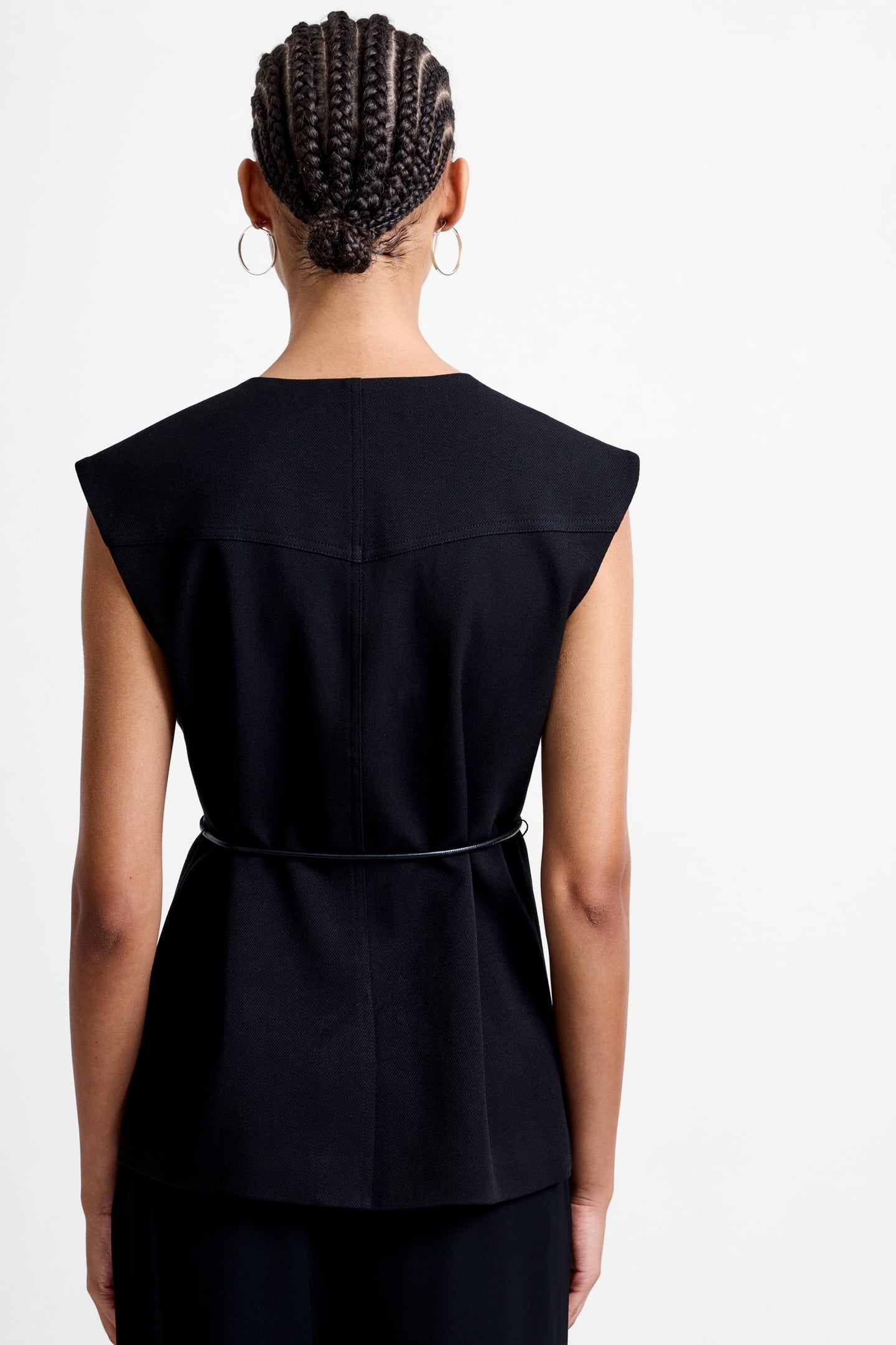 CLOVER TIE WAISTCOAT BLACK 3