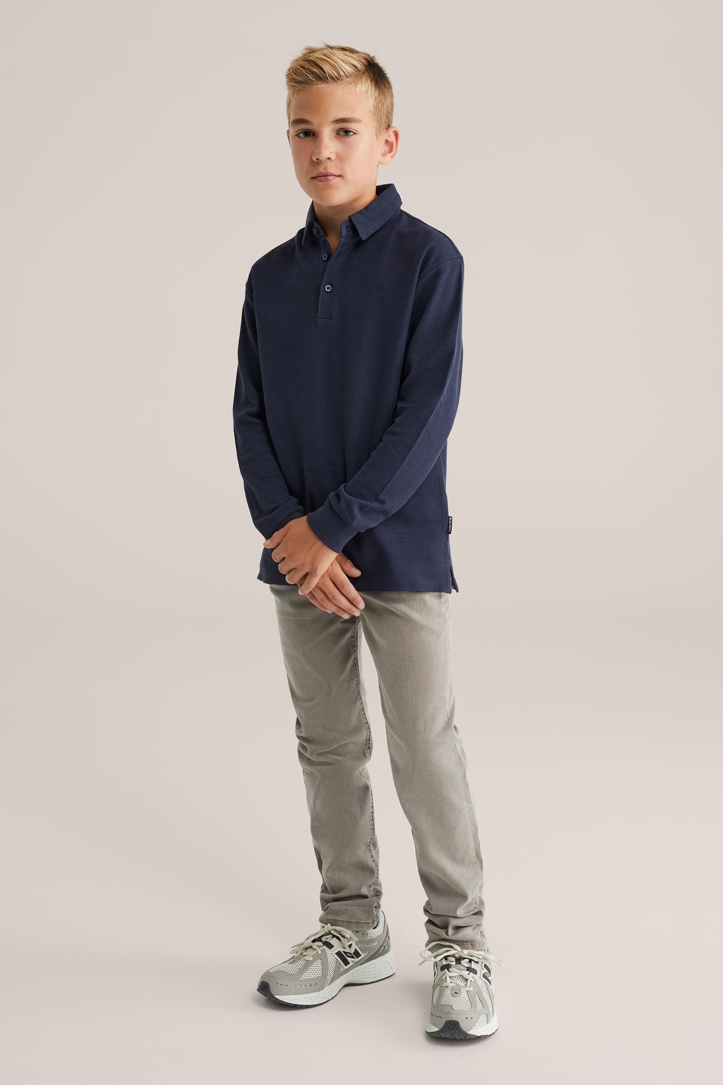 5-POCKET MID WAIST LIGHT BROWN 1