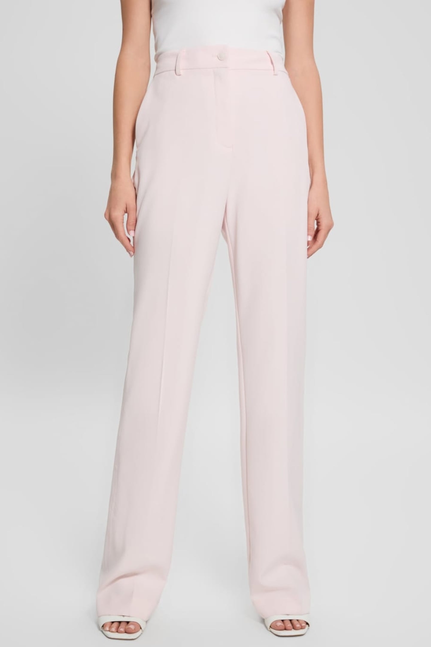 GUESS ECO NEW CARLA CREPE PANT LOW KEY PINK 2
