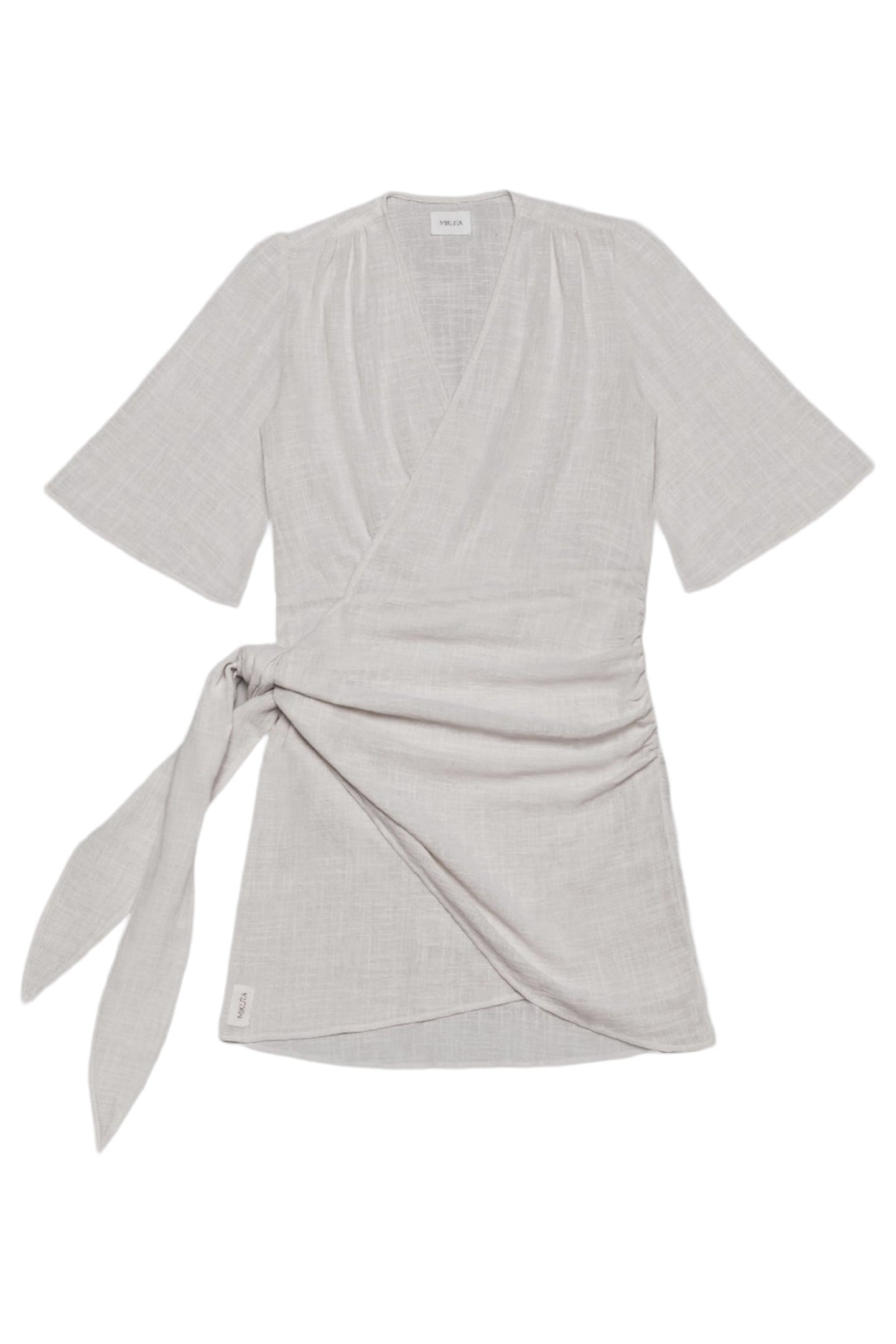 THE LIGHT WRAP DRESS WHITE 3