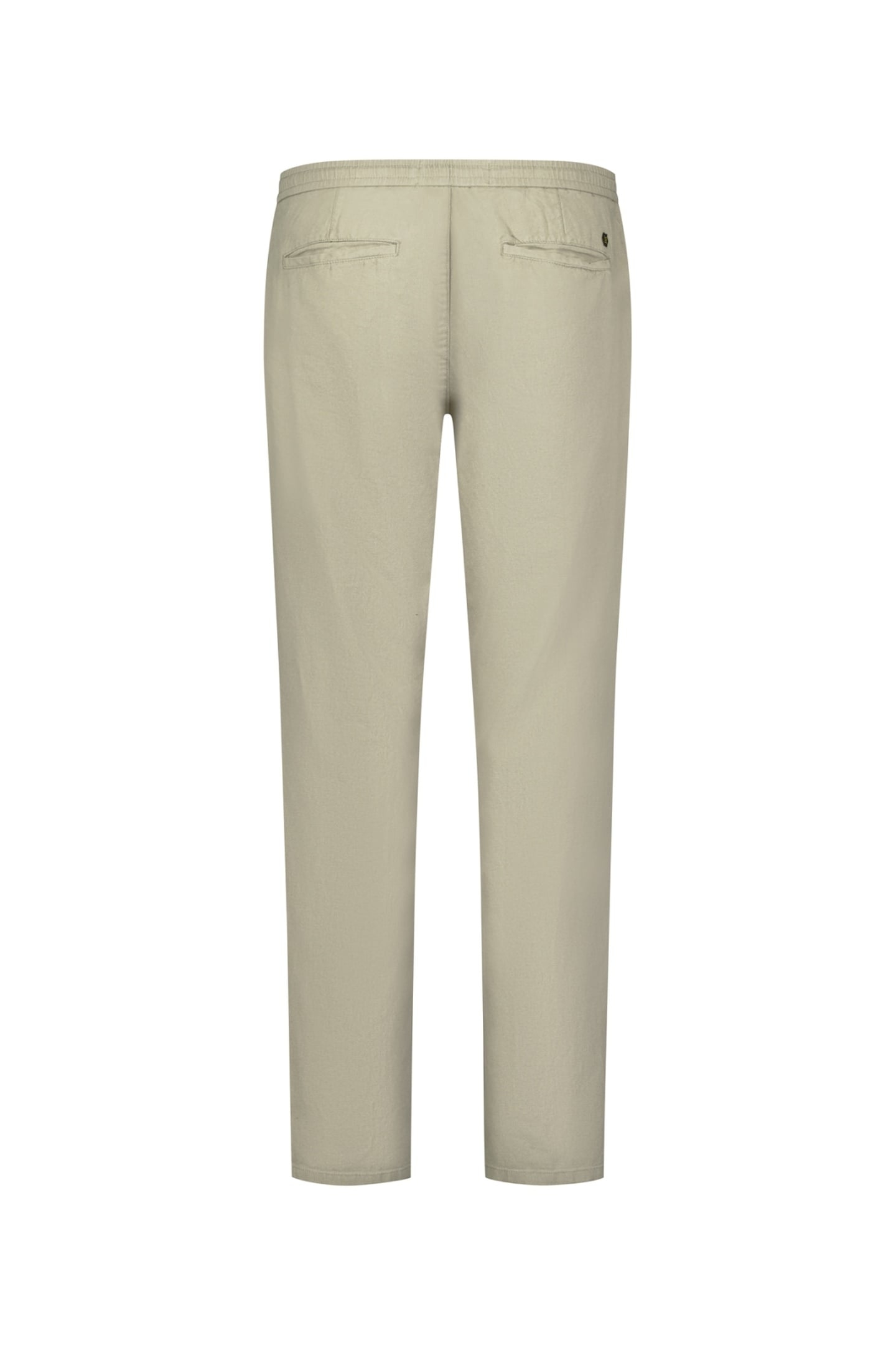 BEACH PANT WITH LINEN GARMENT DYED TAUPE 2