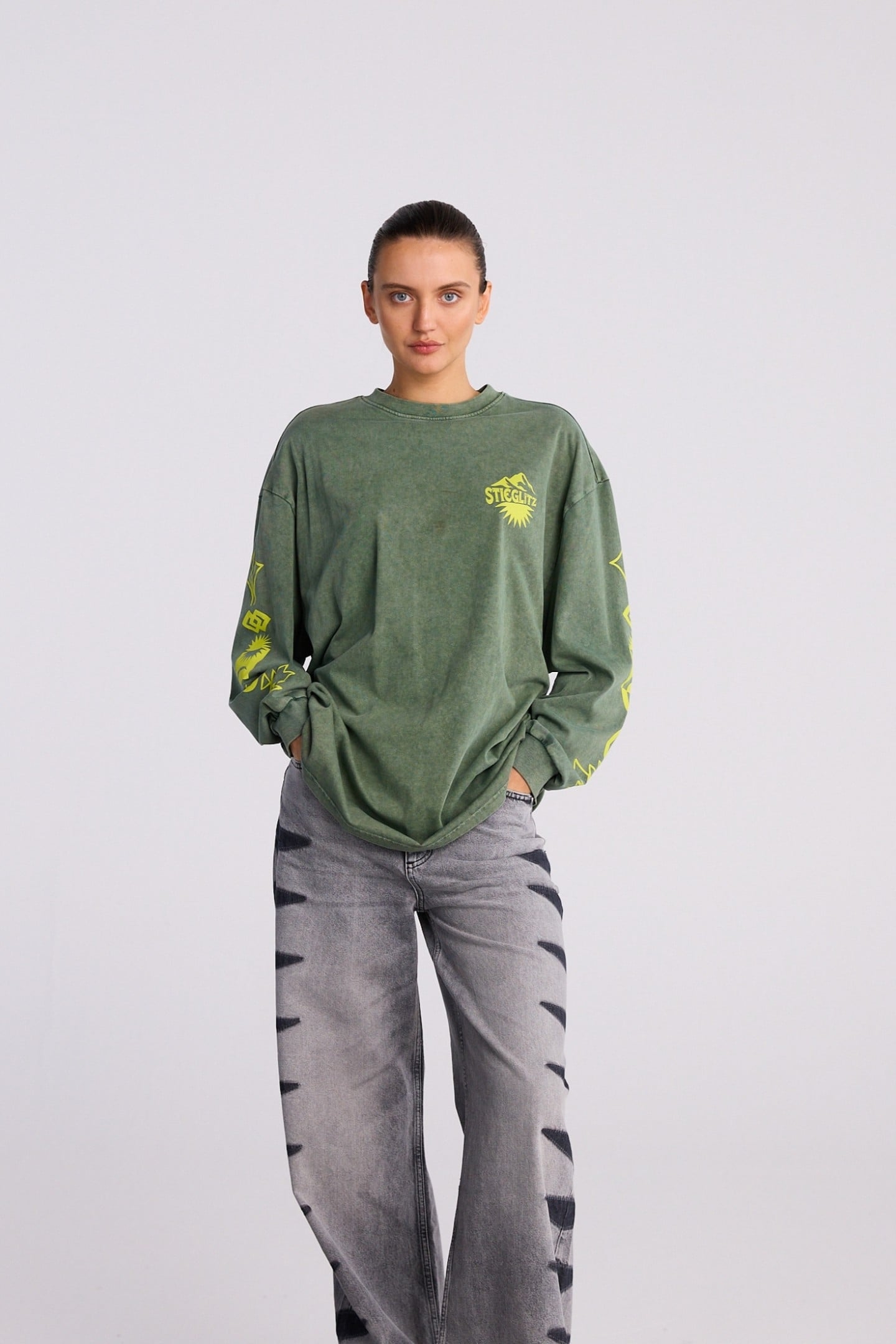 BENJAMIN SKATE LONGSLEEVE GREEN 2