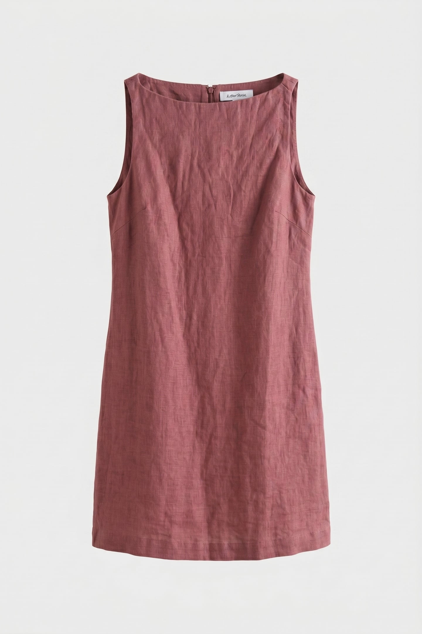 VICKY LINEN DRESS SPEED RED 4