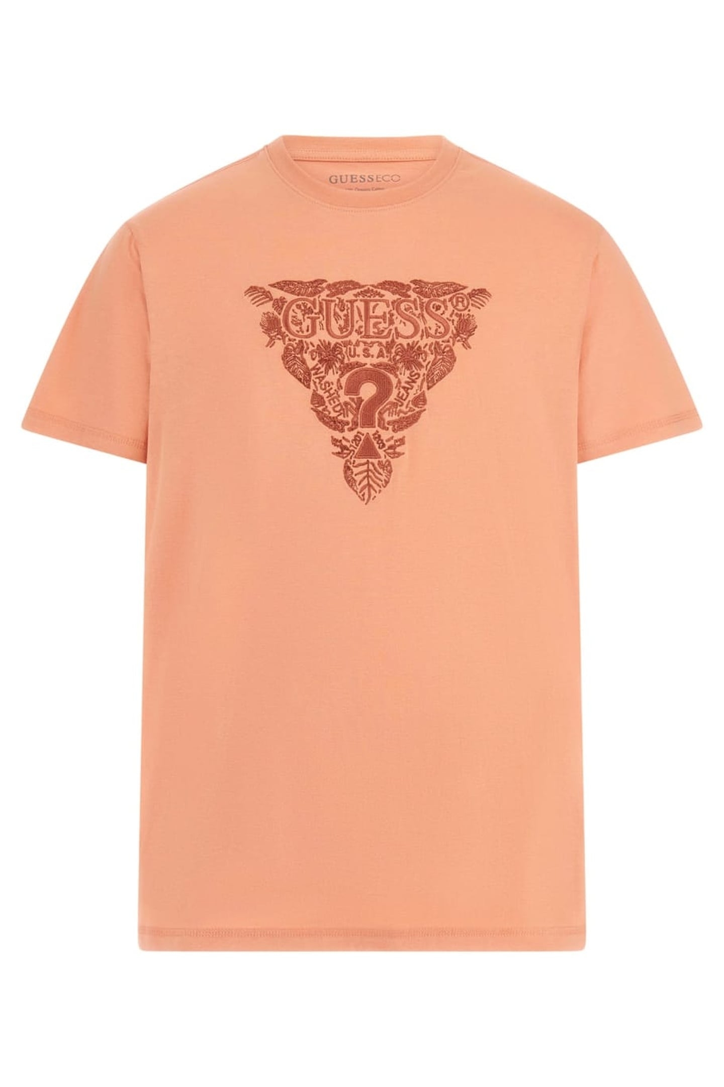 GUESS ECO SS CN FLOWER EMBRO T FUJI SUNRISE 1